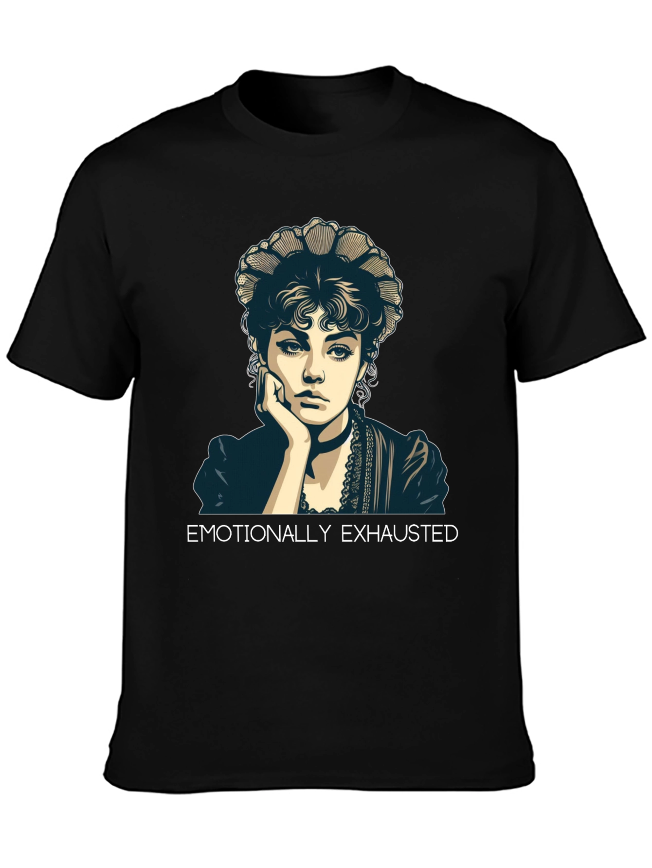 Emotionally Exhausted Portrait T-Shirt