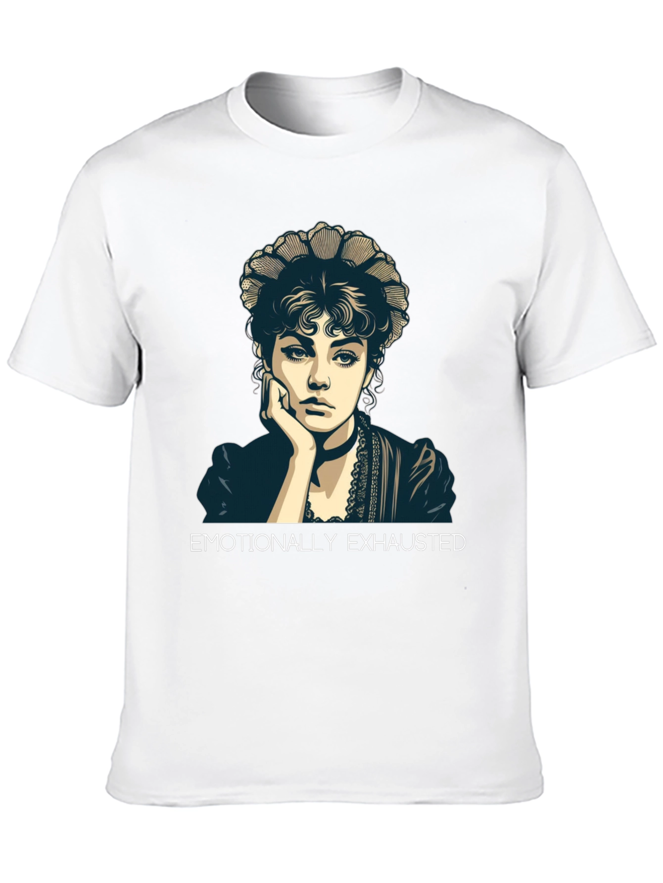 Emotionally Exhausted Portrait T-Shirt
