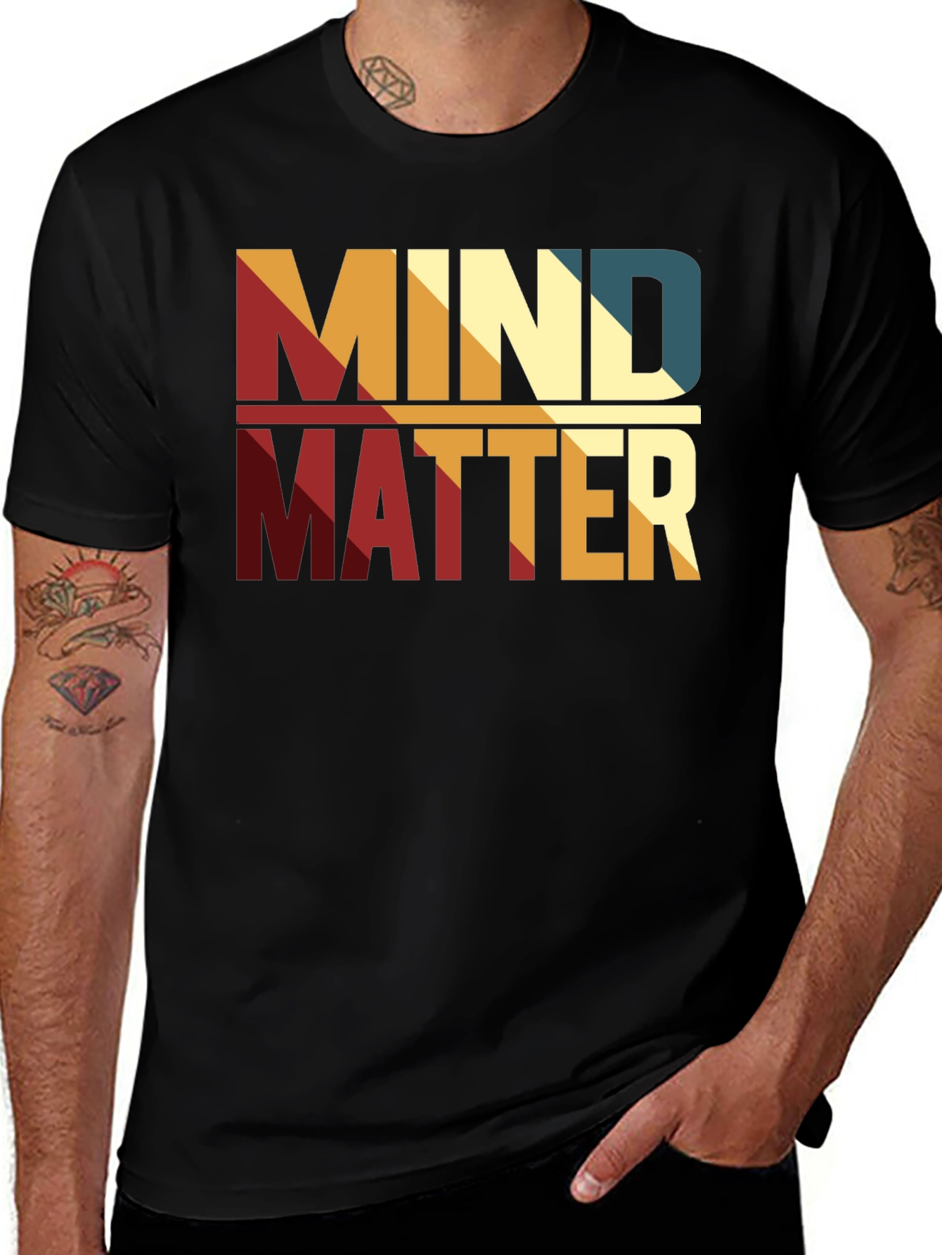 Mind Over Matter Graphic Tee - Stylish Retro Design