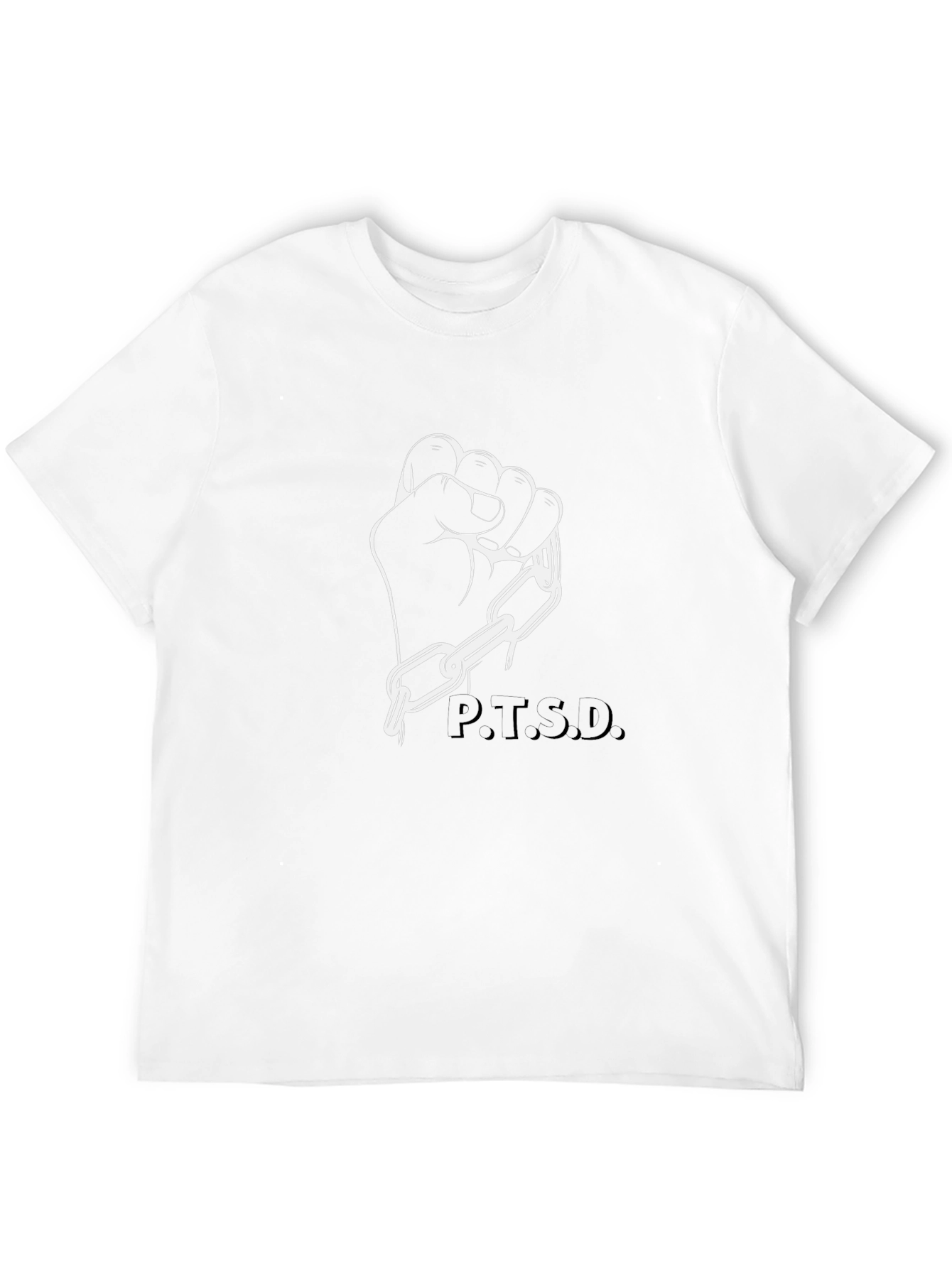 P.T.S.D. Awareness Graphic Tee - Black
