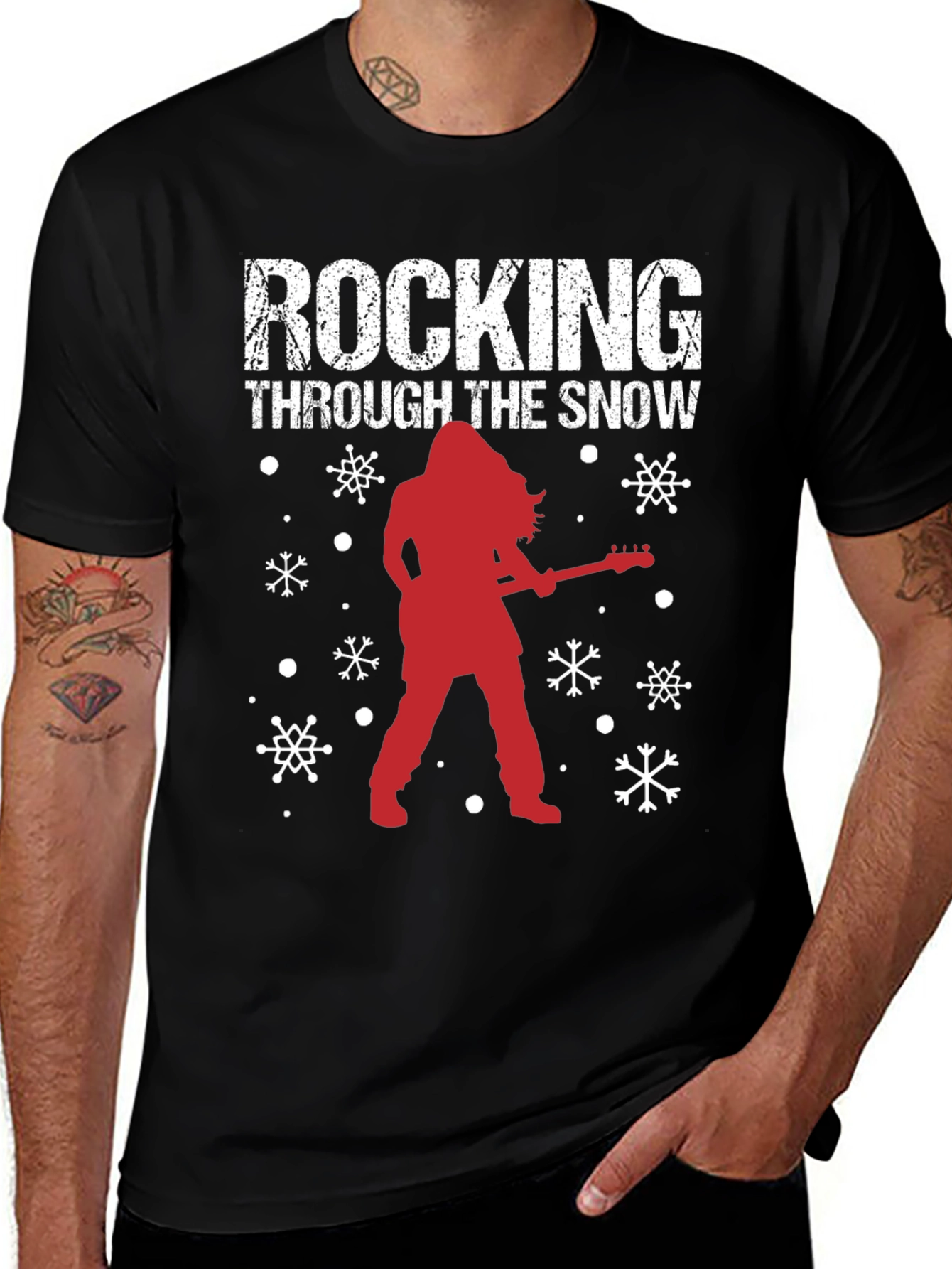 Rocking Through The Snow Graphic Tee