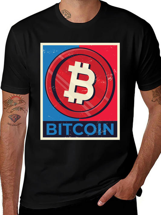 Bitcoin Graphic Tee - Crypto Currency Enthusiast T-Shirt