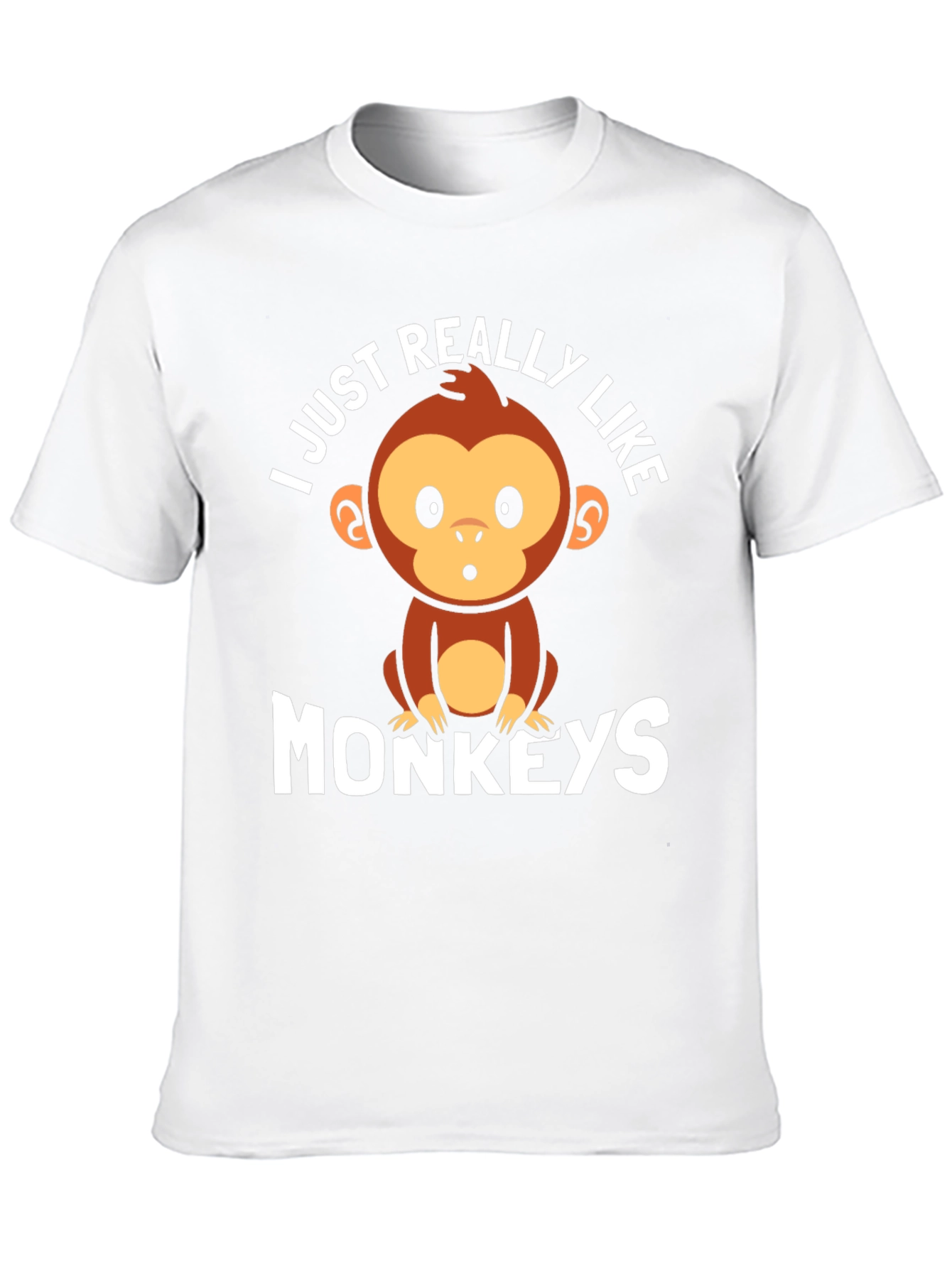 I Just Really Like Monkeys Graphic Tee
