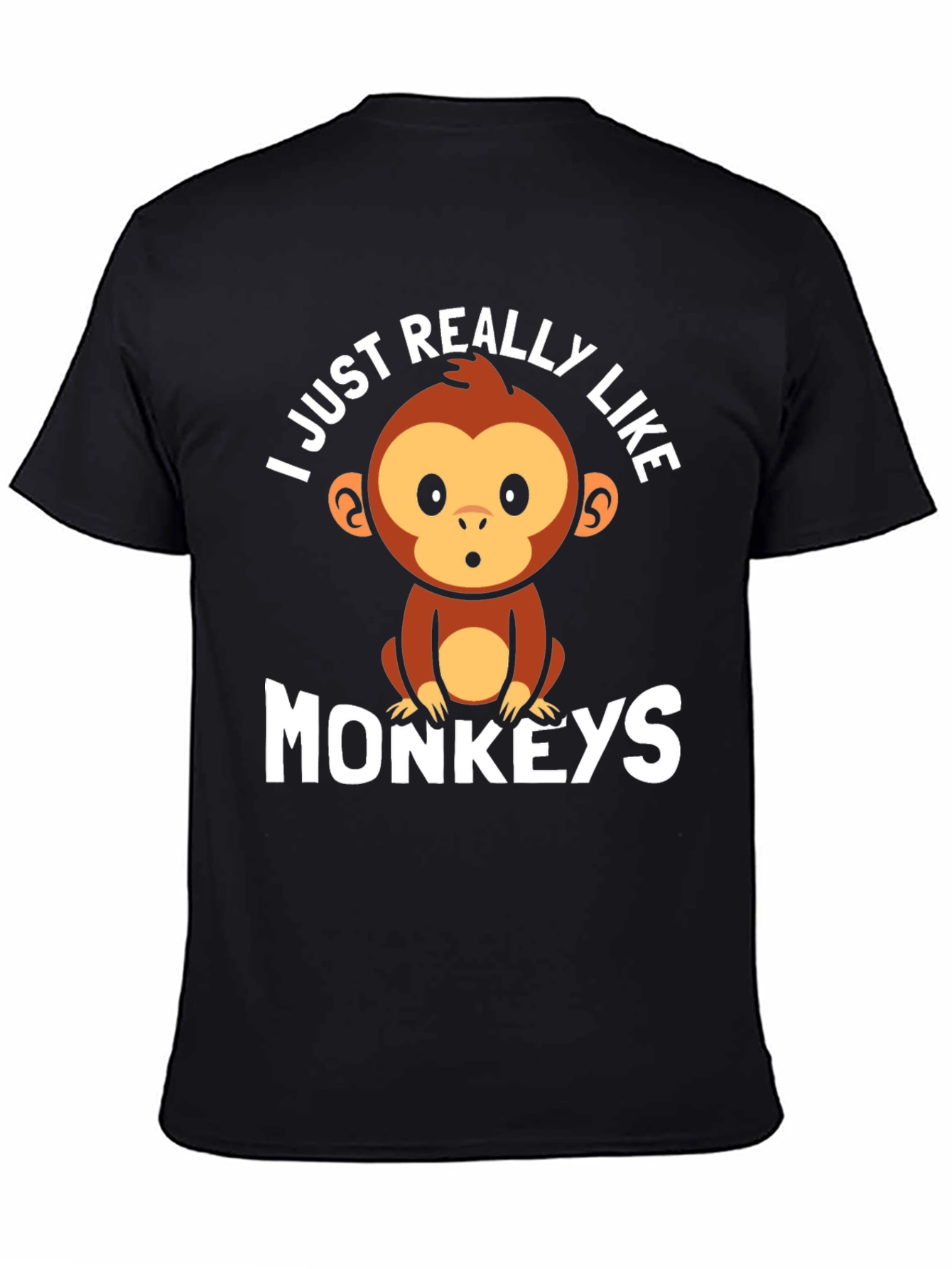 I Just Really Like Monkeys Graphic Tee