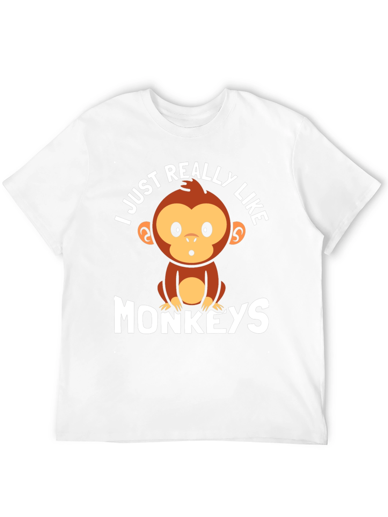 I Just Really Like Monkeys Graphic Tee