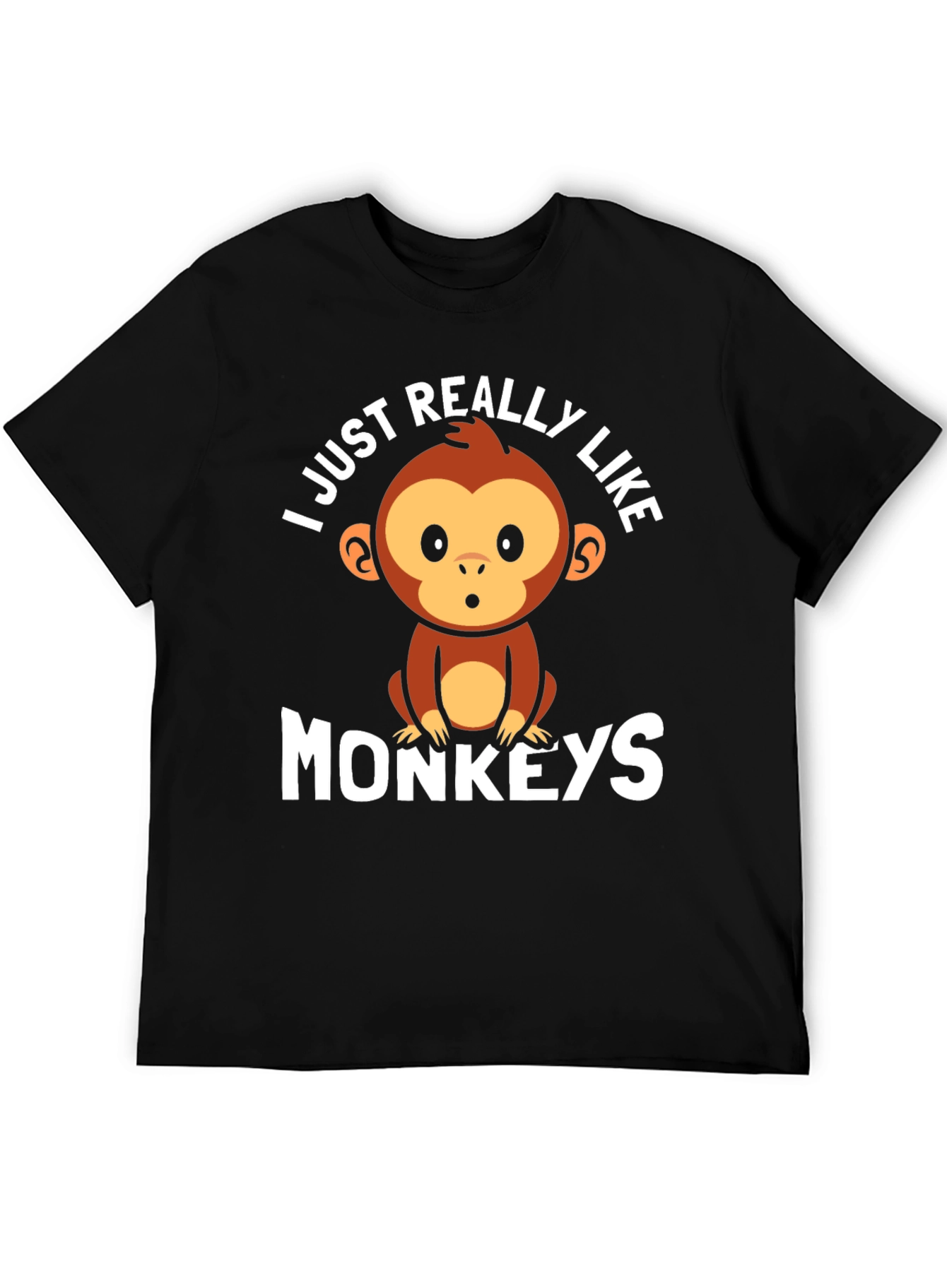 I Just Really Like Monkeys Graphic Tee