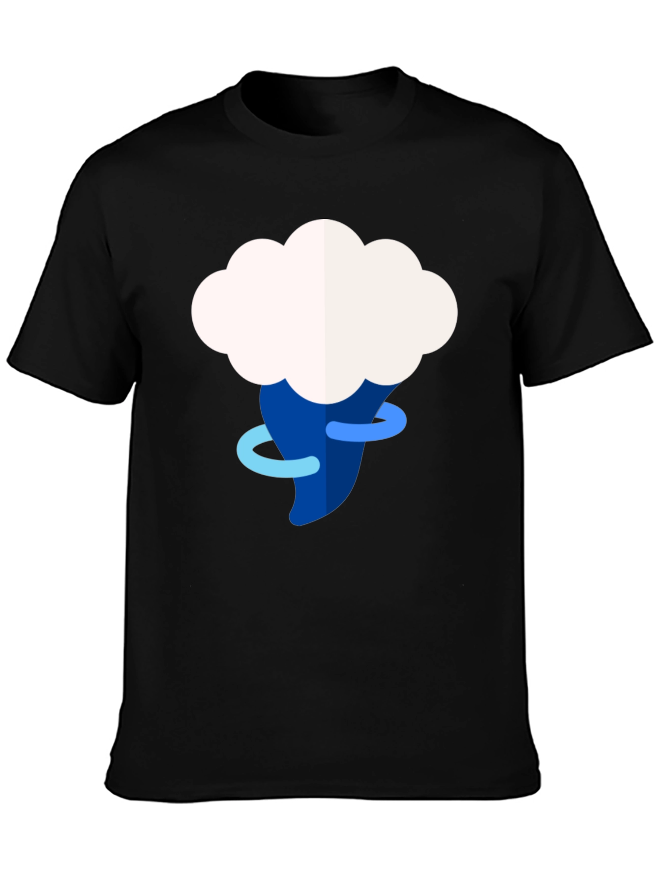 Weather Cloud Tornado Graphic Tee - Mens