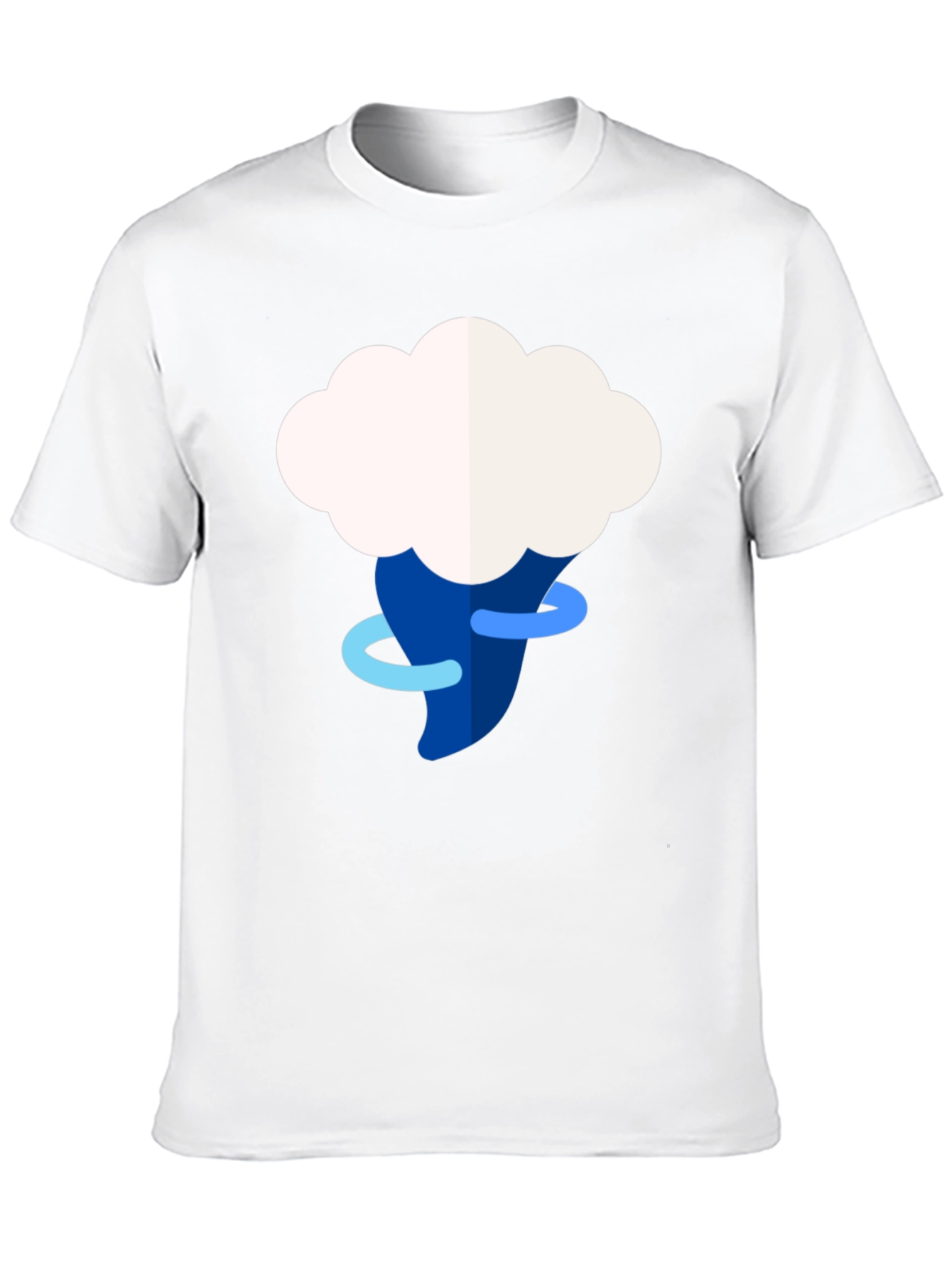 Weather Cloud Tornado Graphic Tee - Mens