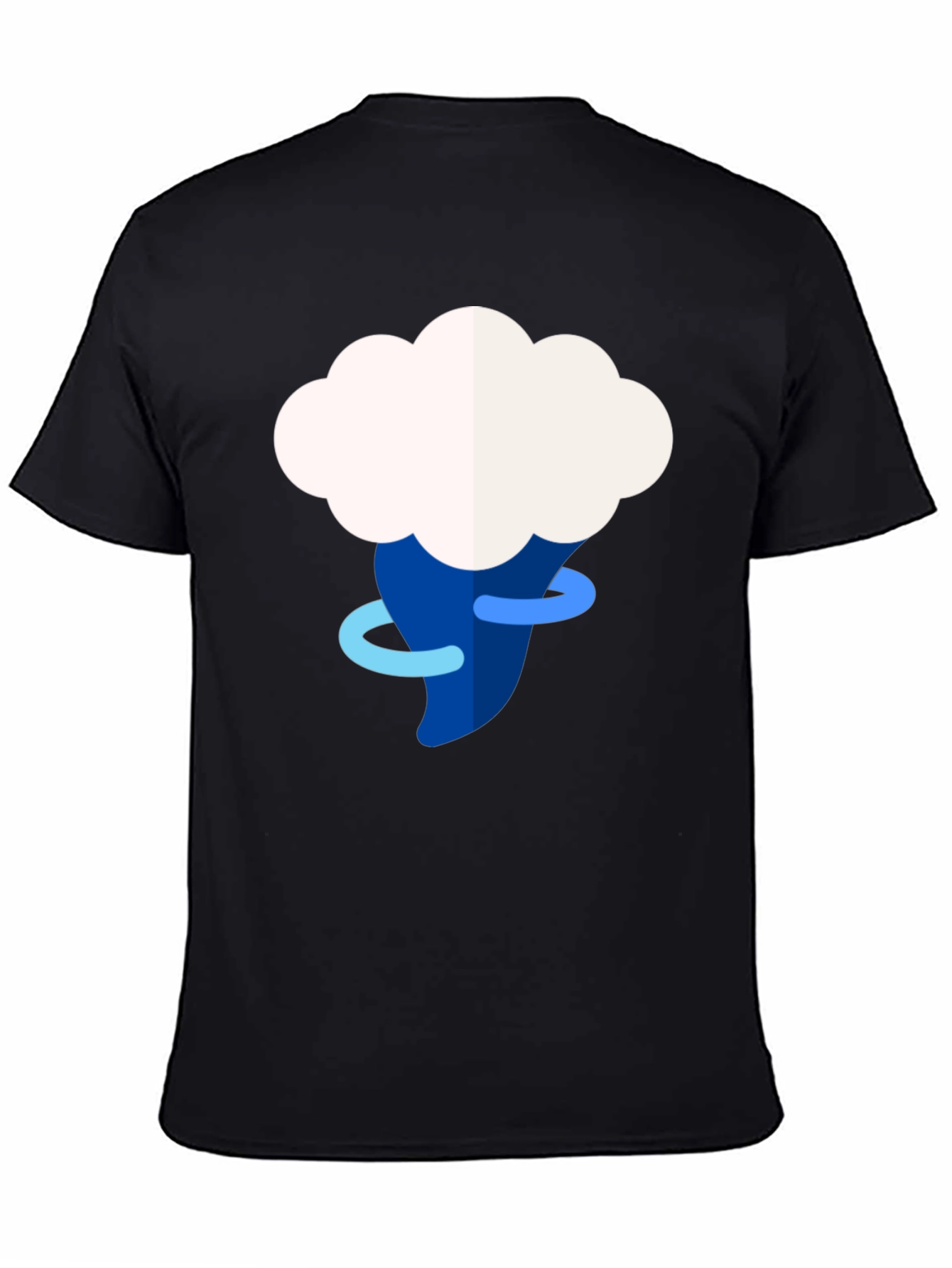Weather Cloud Tornado Graphic Tee - Mens