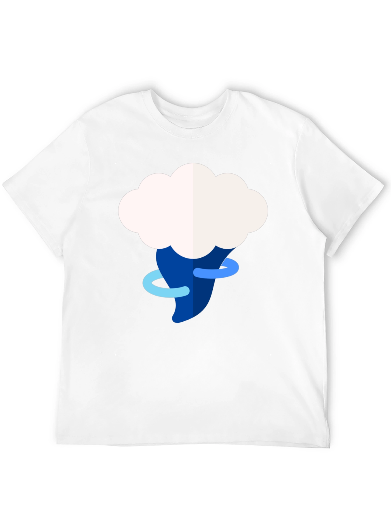 Weather Cloud Tornado Graphic Tee - Mens