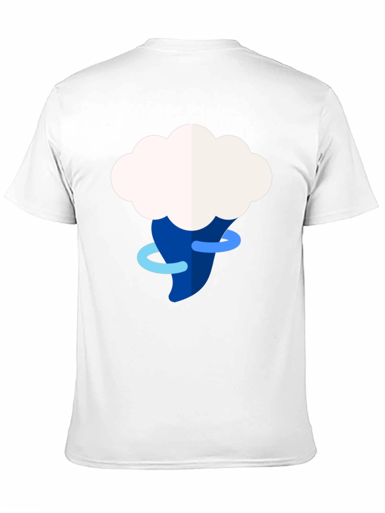 Weather Cloud Tornado Graphic Tee - Mens