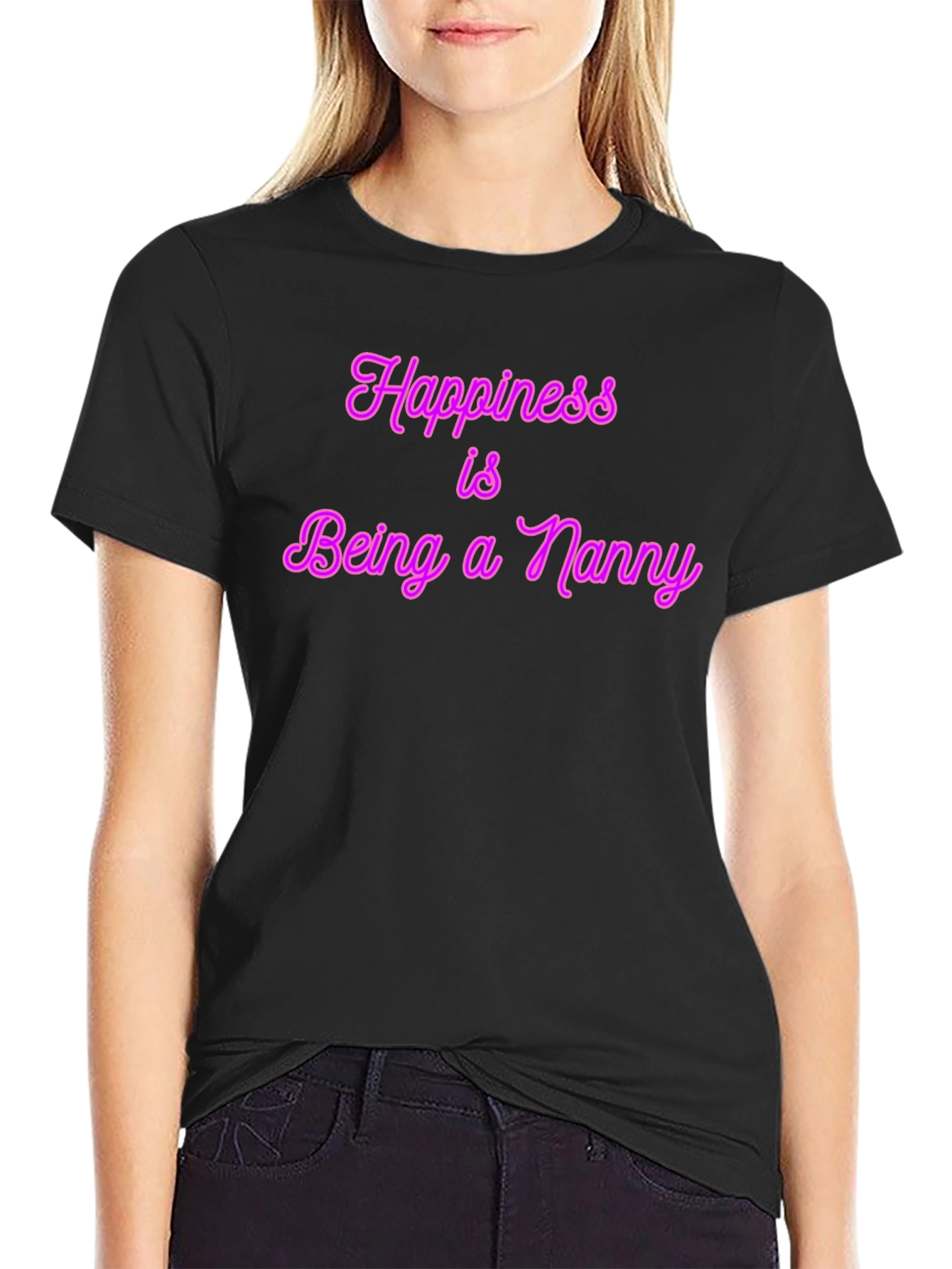 Happiness is Being a Nanny T-Shirt