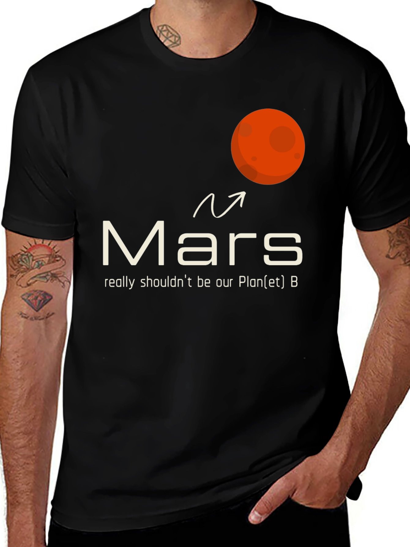 Mars Plan B Graphic T-Shirt