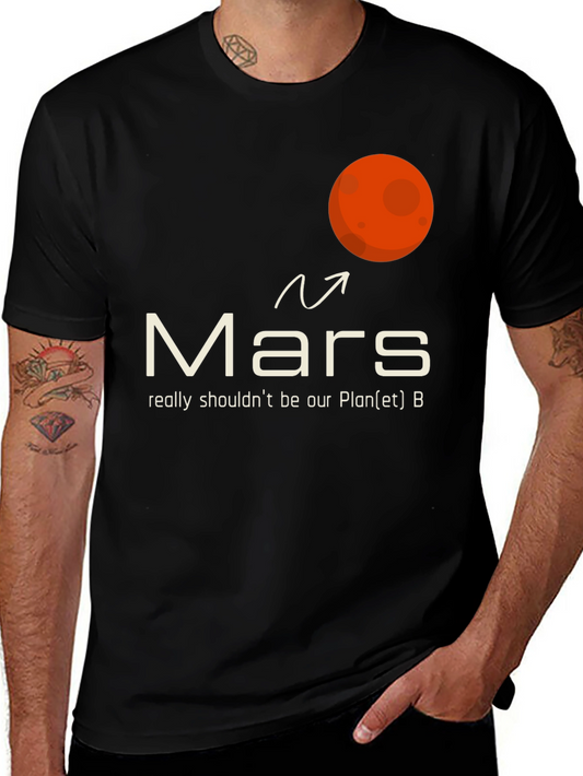Mars Plan B Graphic T-Shirt