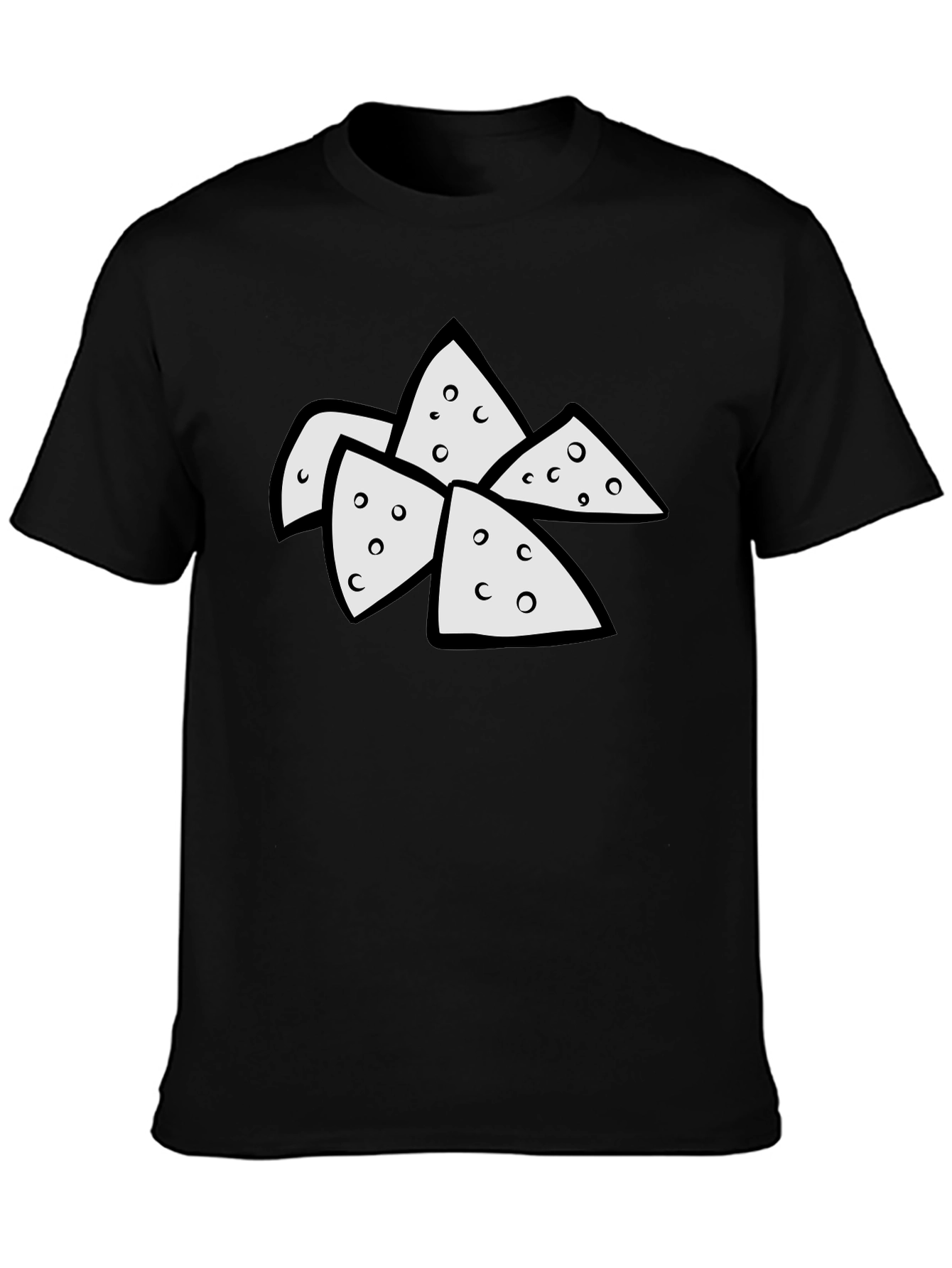 Novelty Nacho Cheese Lover Graphic T-Shirt