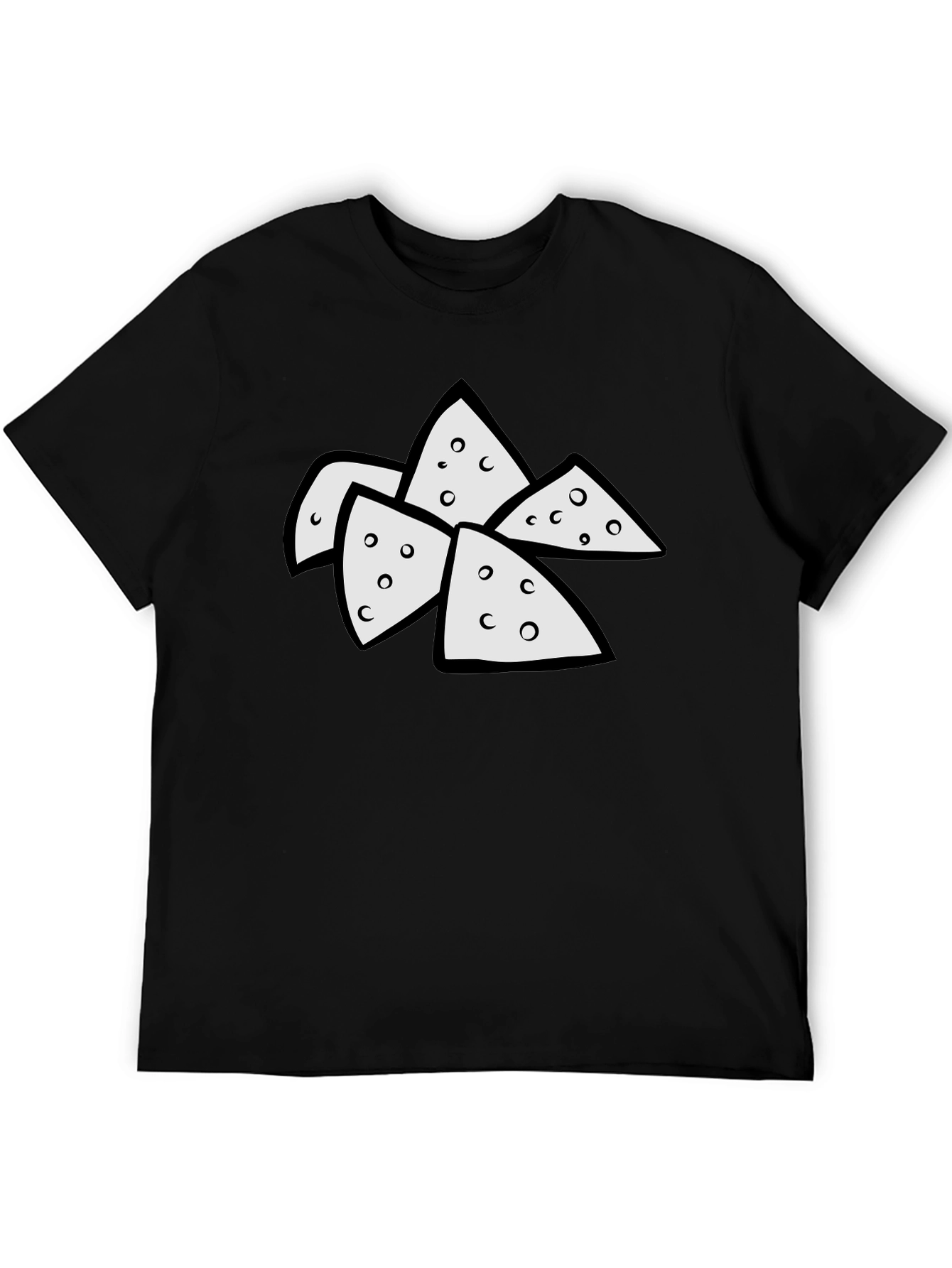 Novelty Nacho Cheese Lover Graphic T-Shirt
