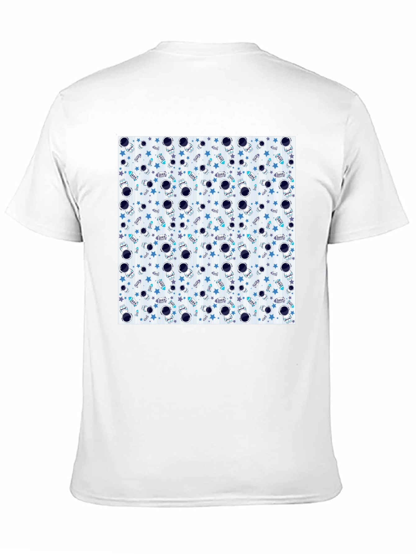 Astronauts & Stars Graphic Black T-Shirt