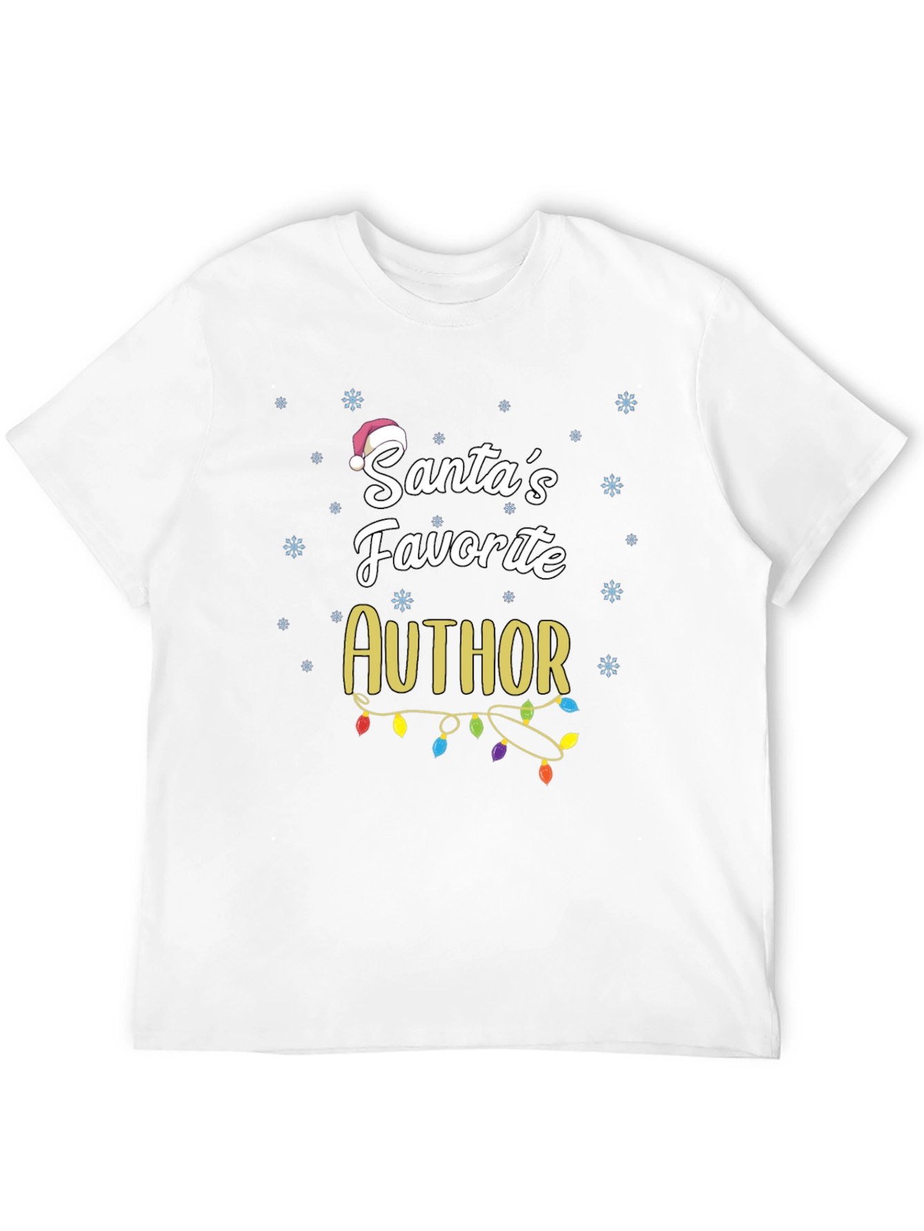 Santas Favorite Author Christmas T-Shirt