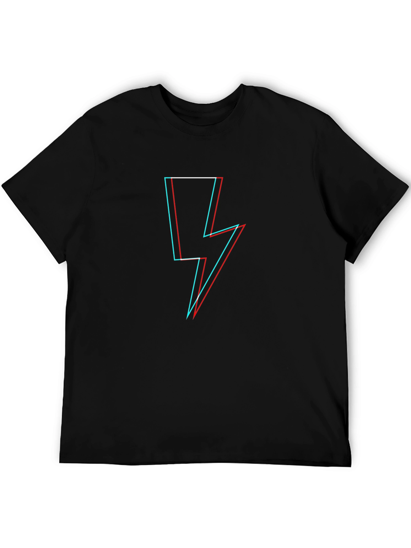 Lightning Bolt Graphic Tee - Cool Retro Design