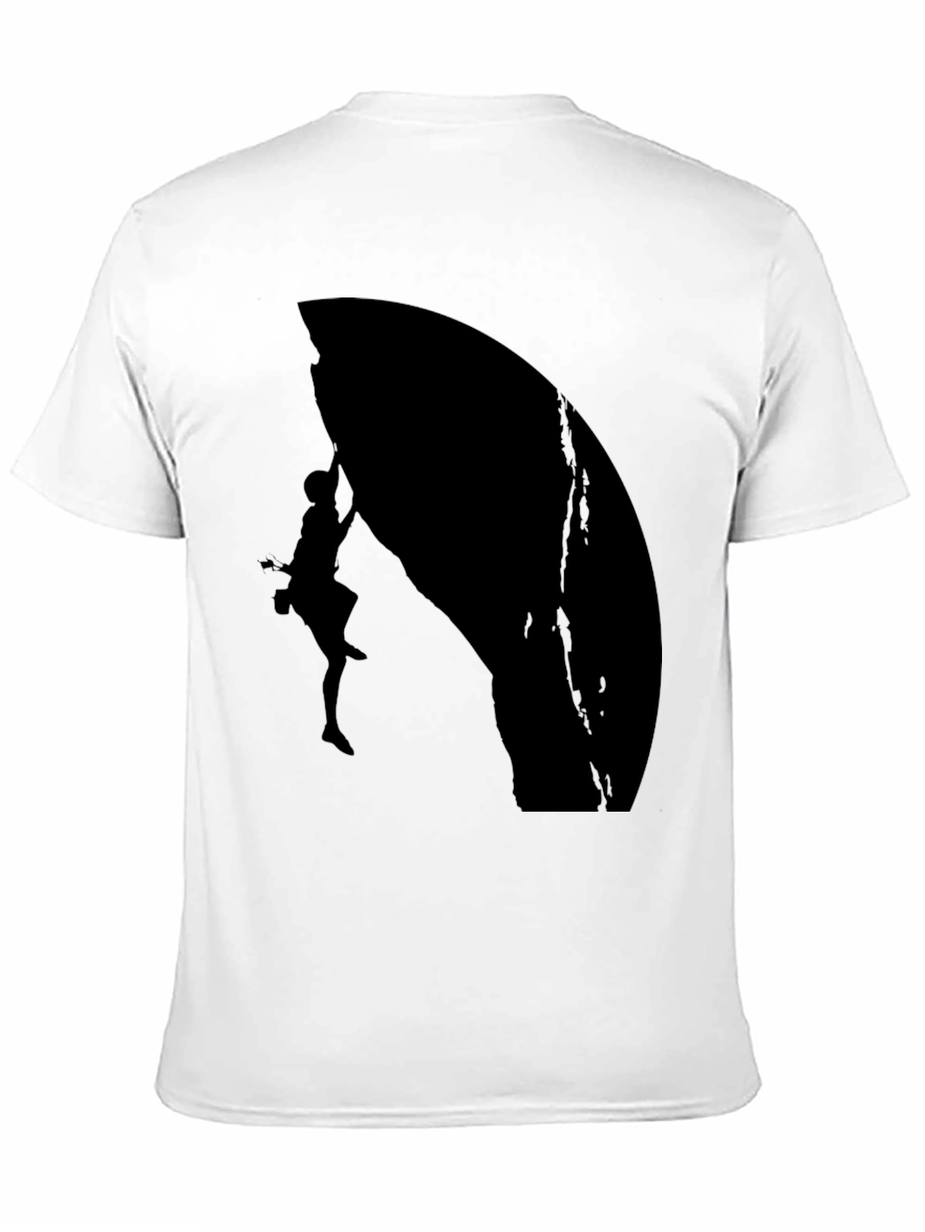 Rock Climbing Silhouette Graphic Tee