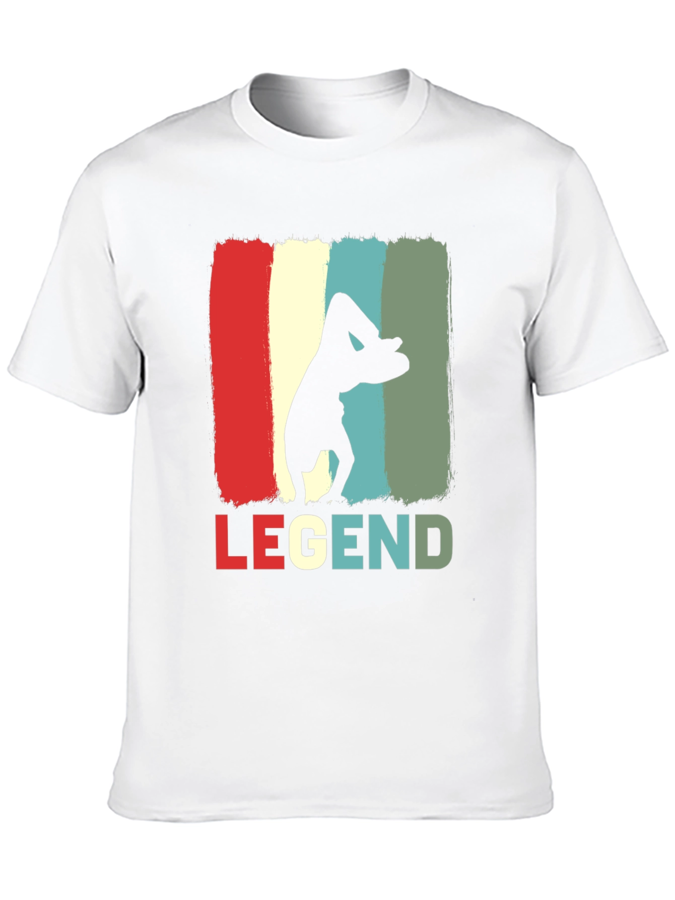 Retro Yoga Legend Tee - Soft Cotton Comfort