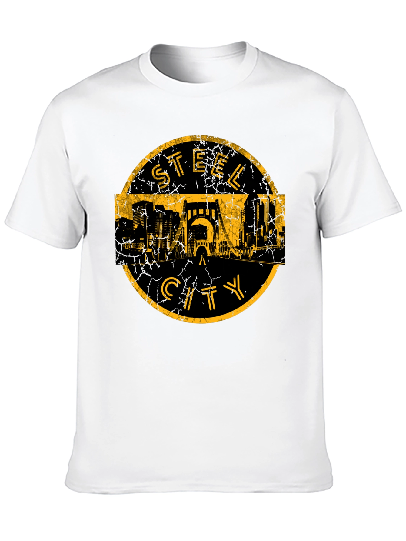 Steel City T-Shirt - Mens Black Graphic Tee