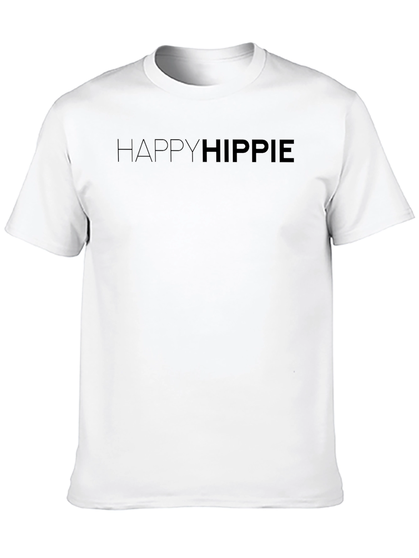 Happy Hippie Crew Neck T-Shirt