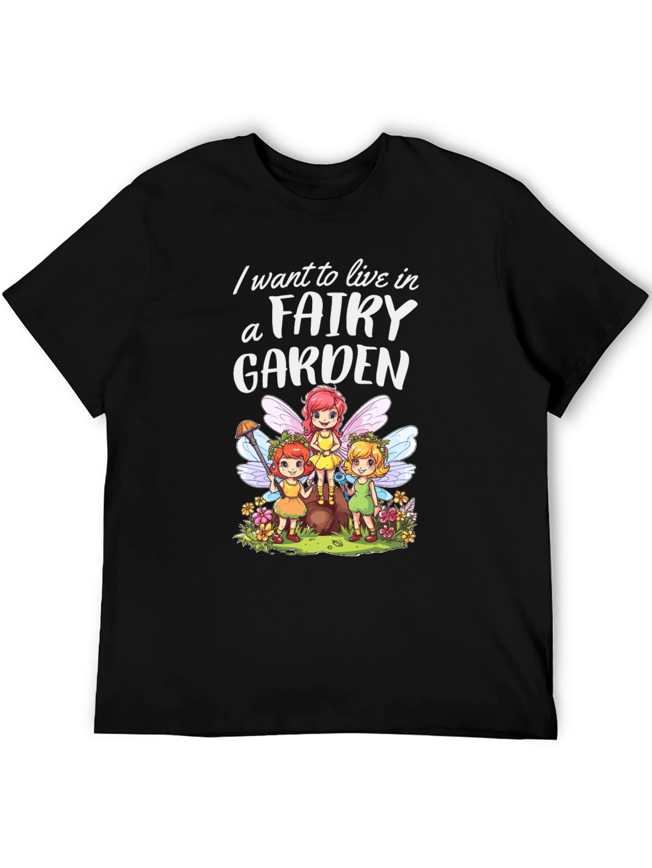 Fairy Garden Graphic Tee - Live The Dream!