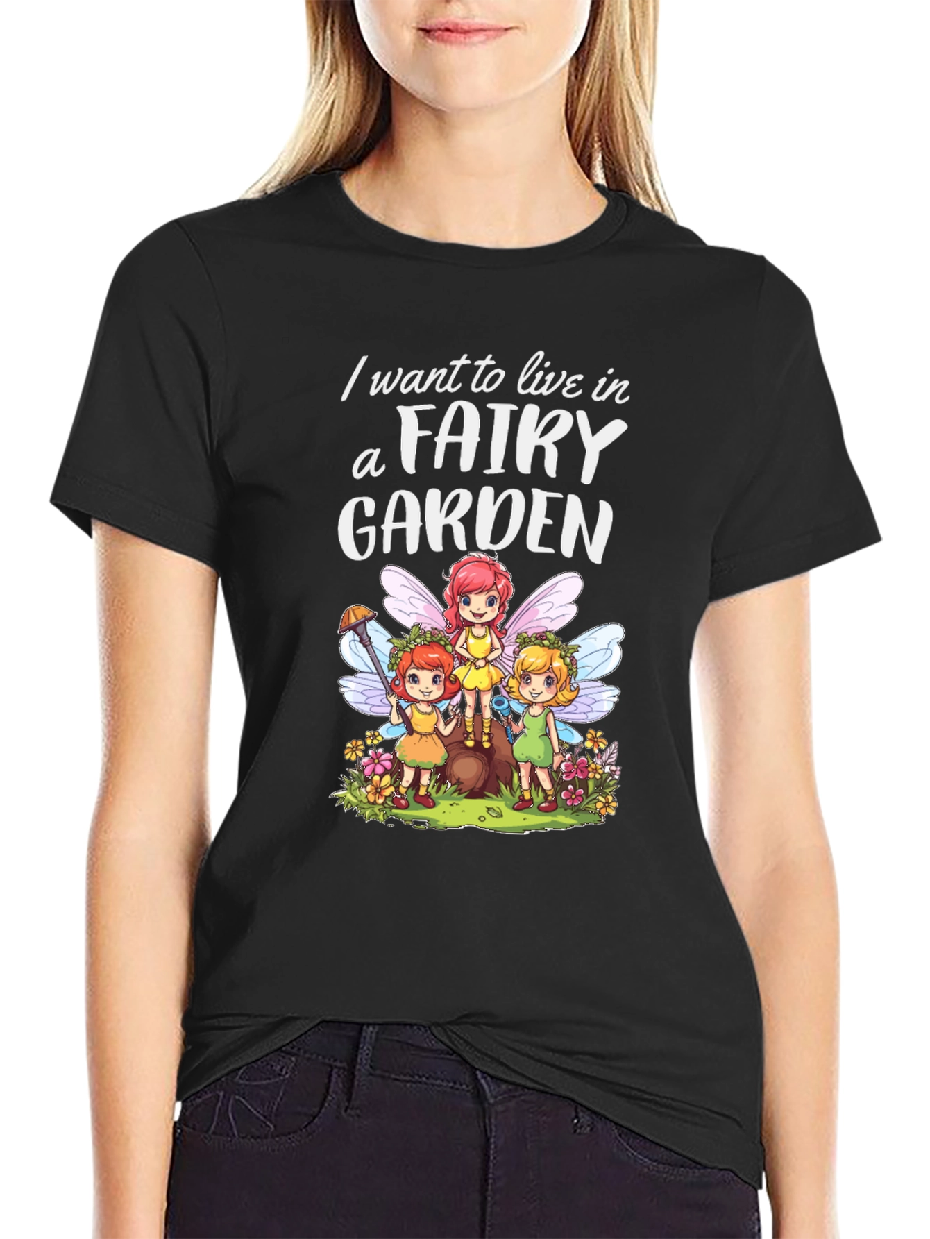 Fairy Garden Graphic Tee - Live The Dream!