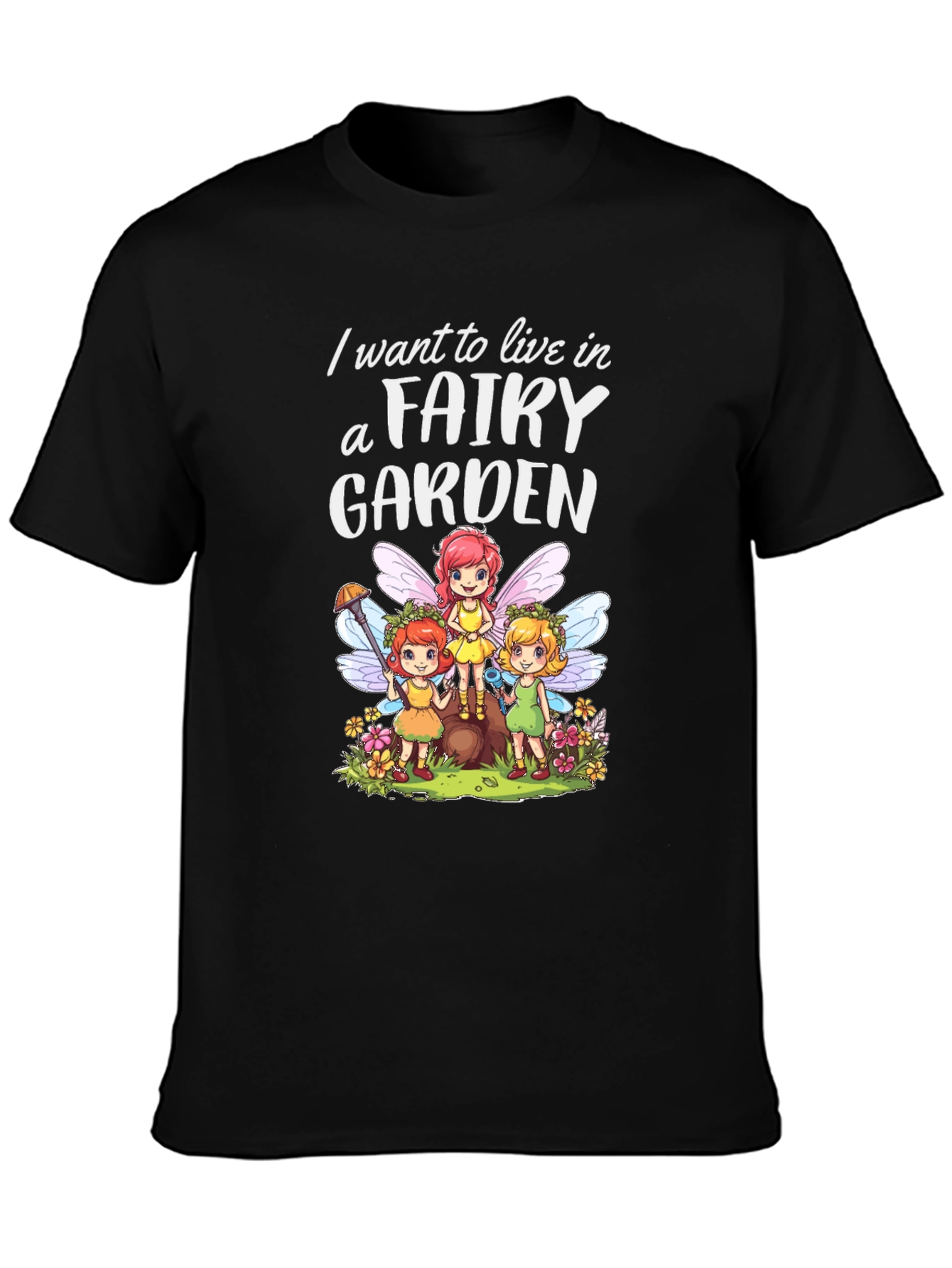 Fairy Garden Graphic Tee - Live The Dream!