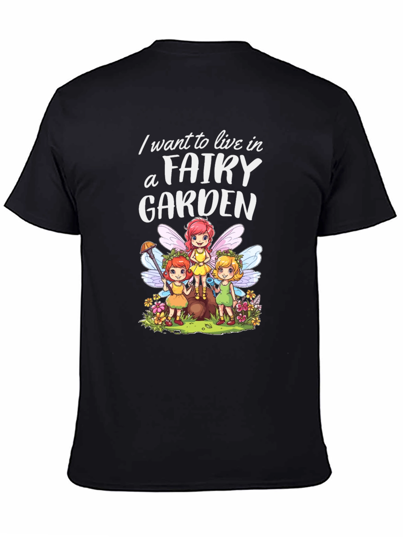 Fairy Garden Graphic Tee - Live The Dream!