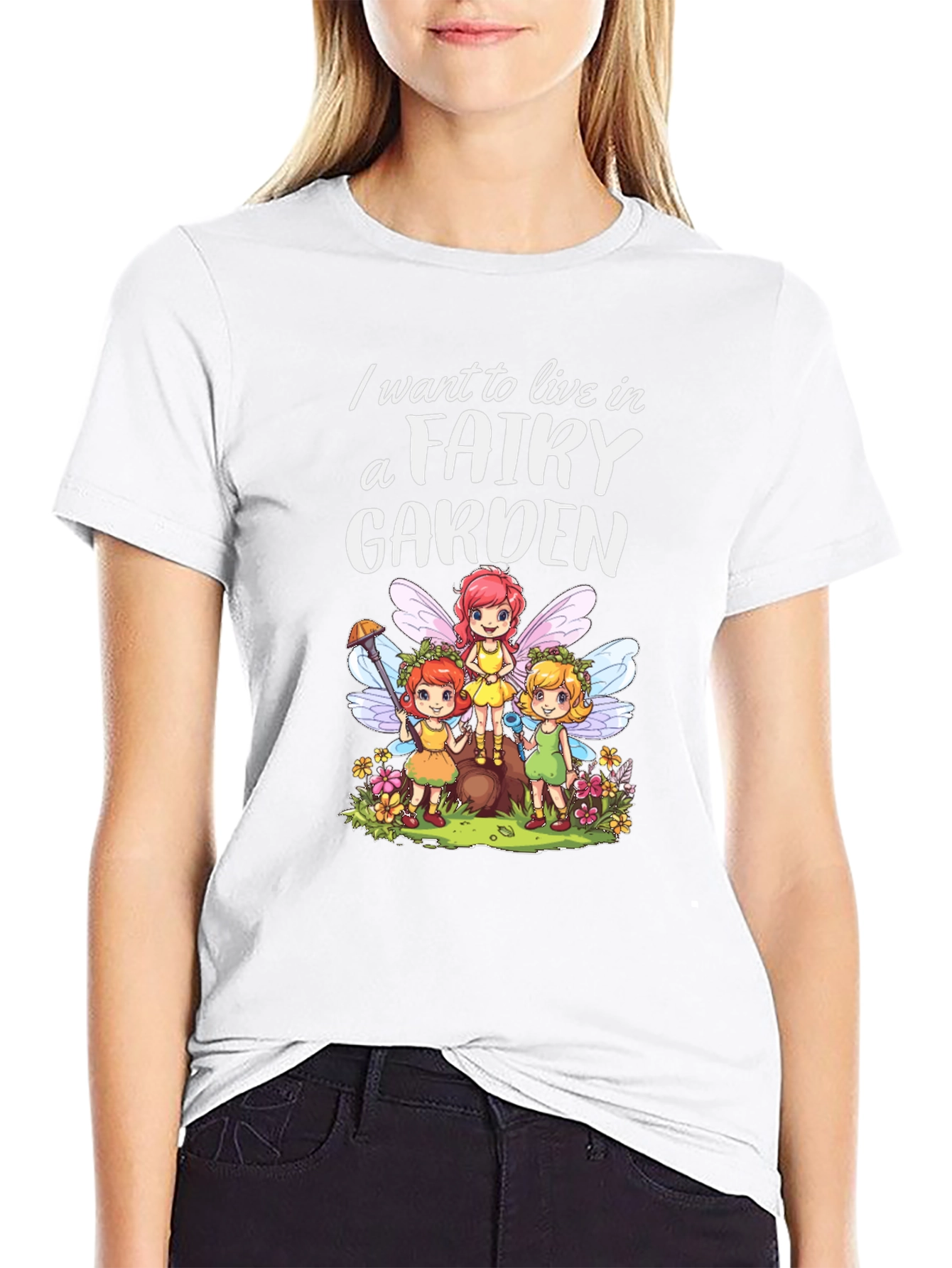 Fairy Garden Graphic Tee - Live The Dream!