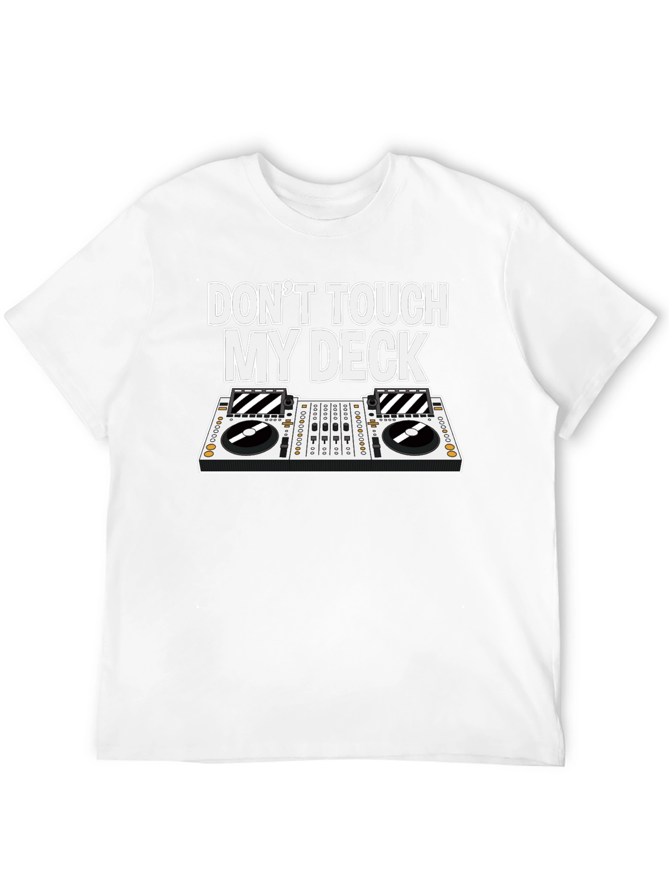 Dont Touch My Deck T-Shirt - DJ Turntable Tee
