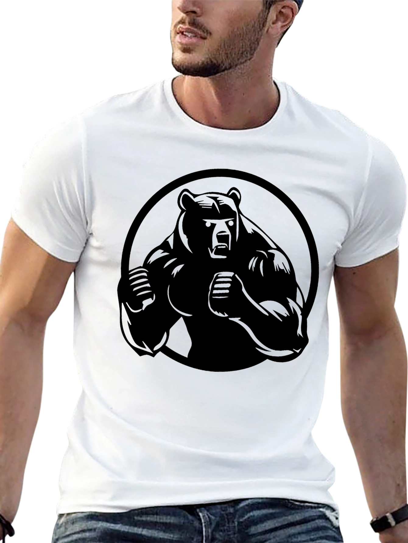Black Bear Graphic Tee - Mens T-Shirt
