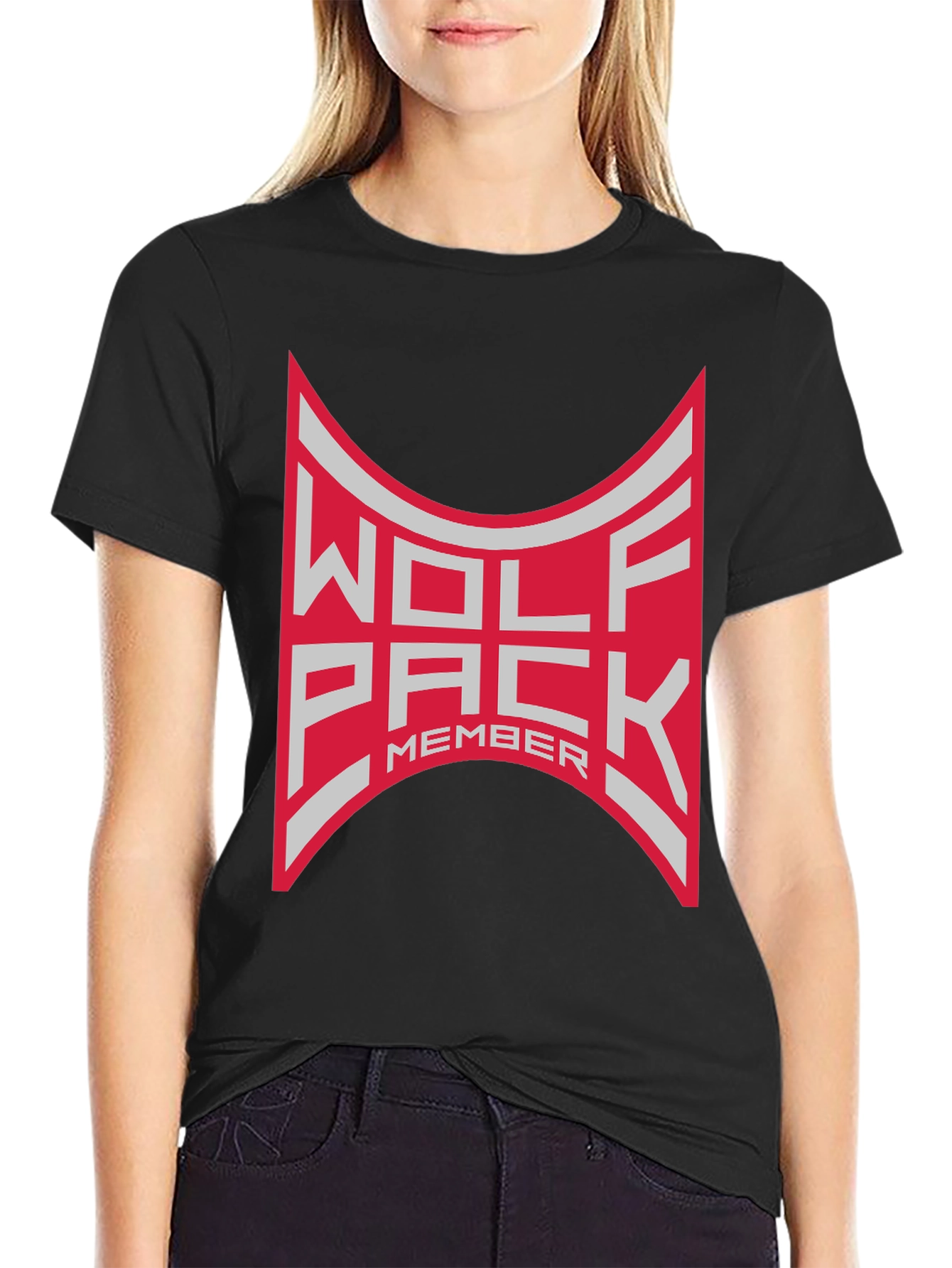 Wolf Pack Member T-Shirt - Black