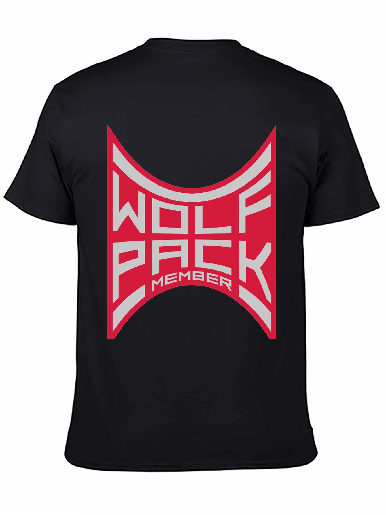 Wolf Pack Member T-Shirt - Black