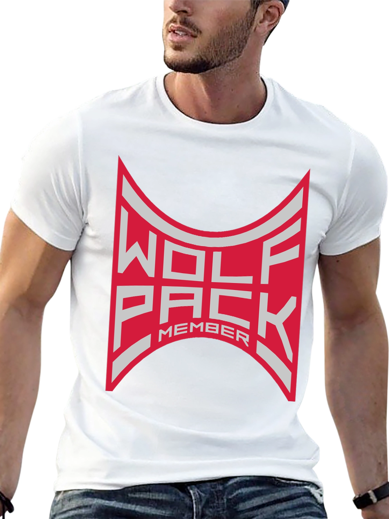 Wolf Pack Member T-Shirt - Black