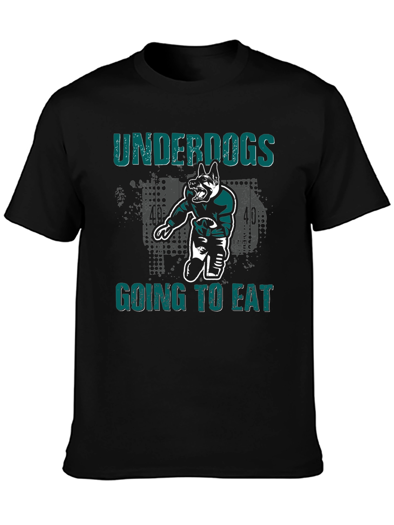 Underdogs Going To Eat Football Dog T-Shirt