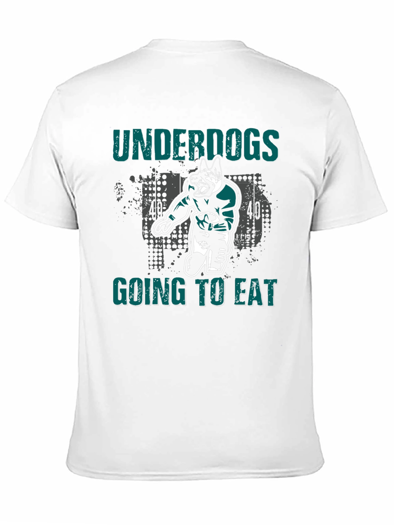 Underdogs Going To Eat Football Dog T-Shirt