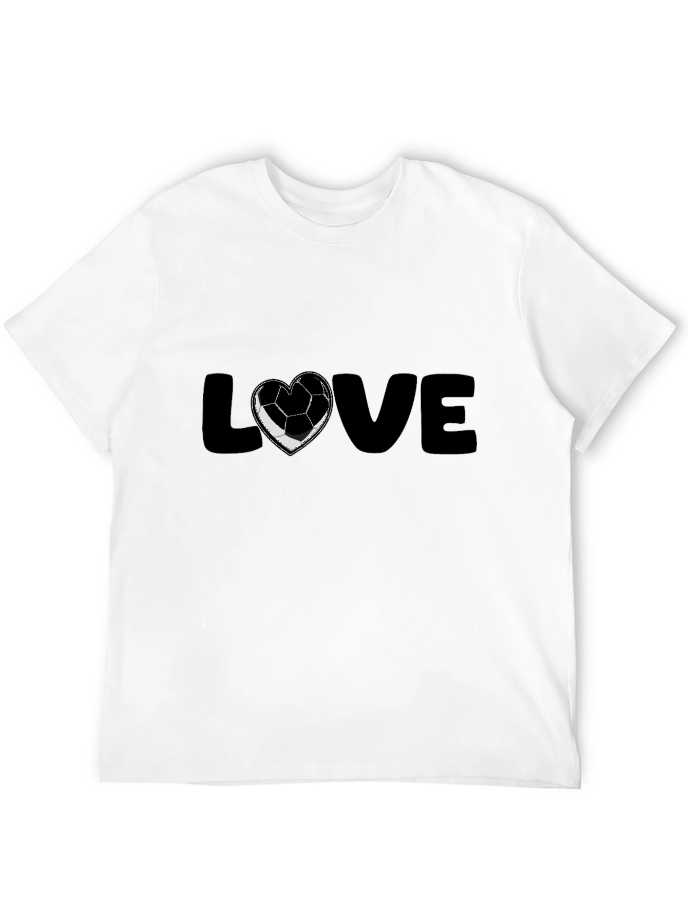 Soccer Love Black T-Shirt