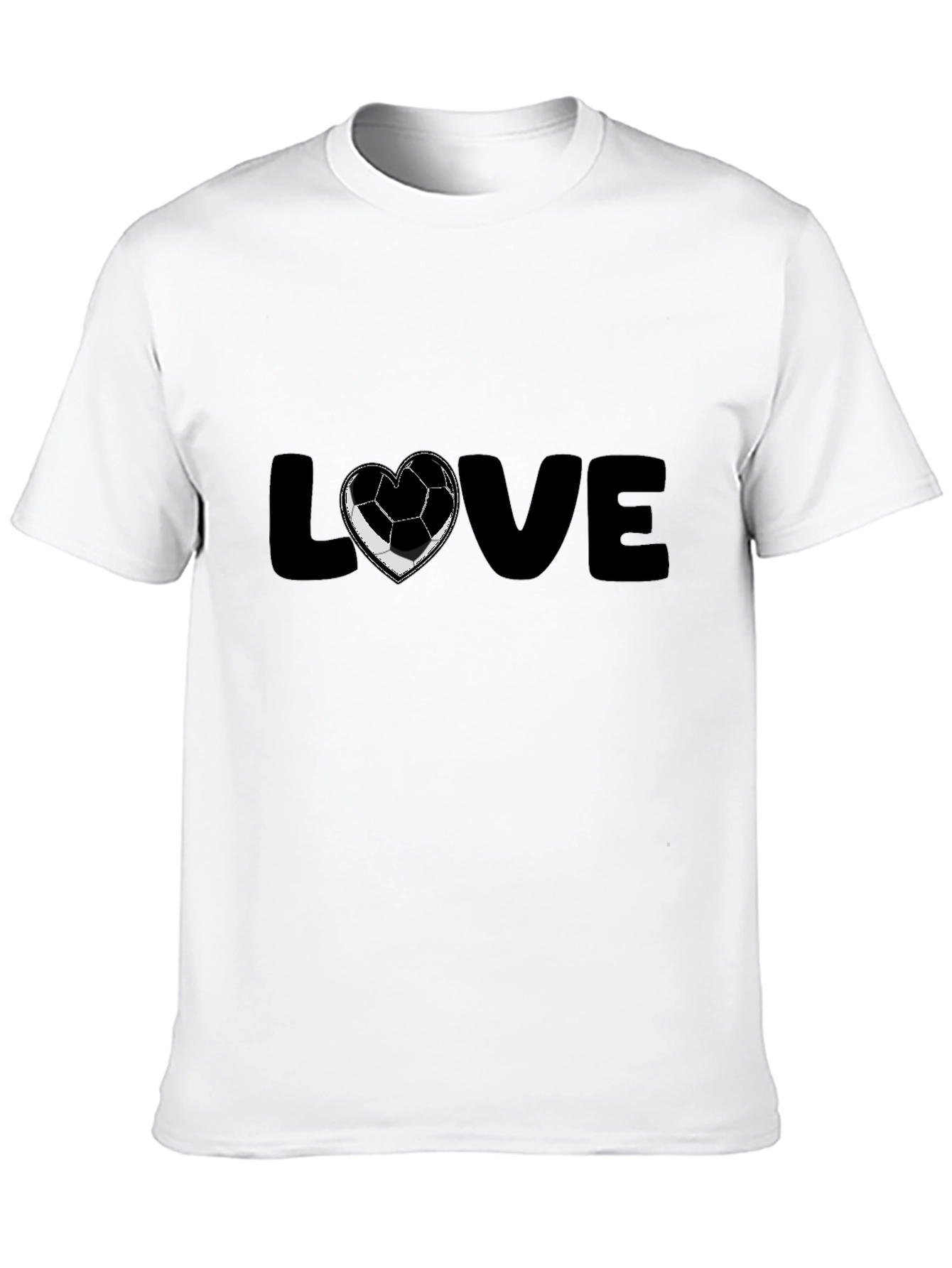 Soccer Love Black T-Shirt