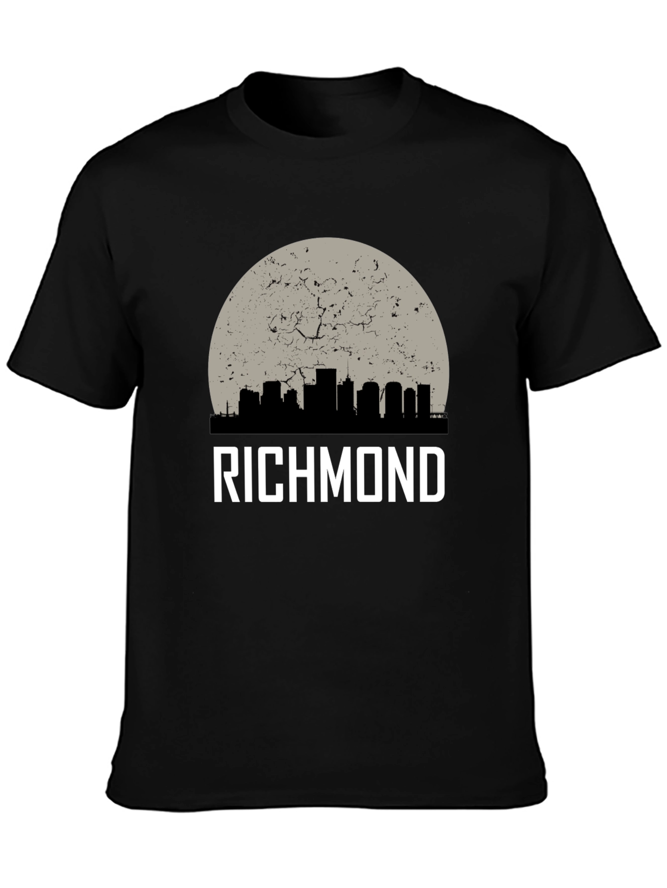 Richmond Skyline Graphic Print Crew Neck T-Shirt