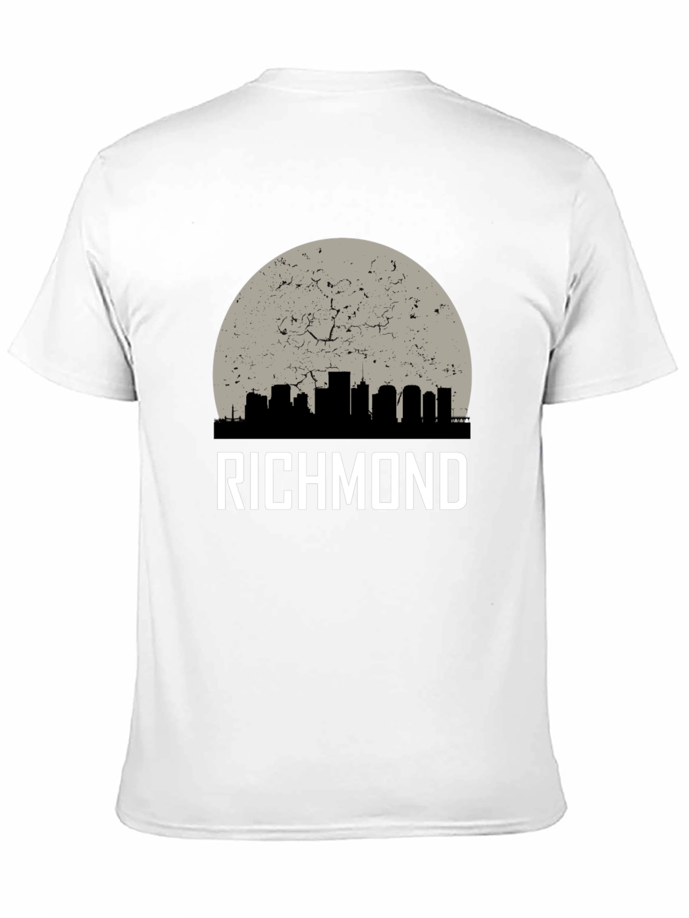Richmond Skyline Graphic Print Crew Neck T-Shirt