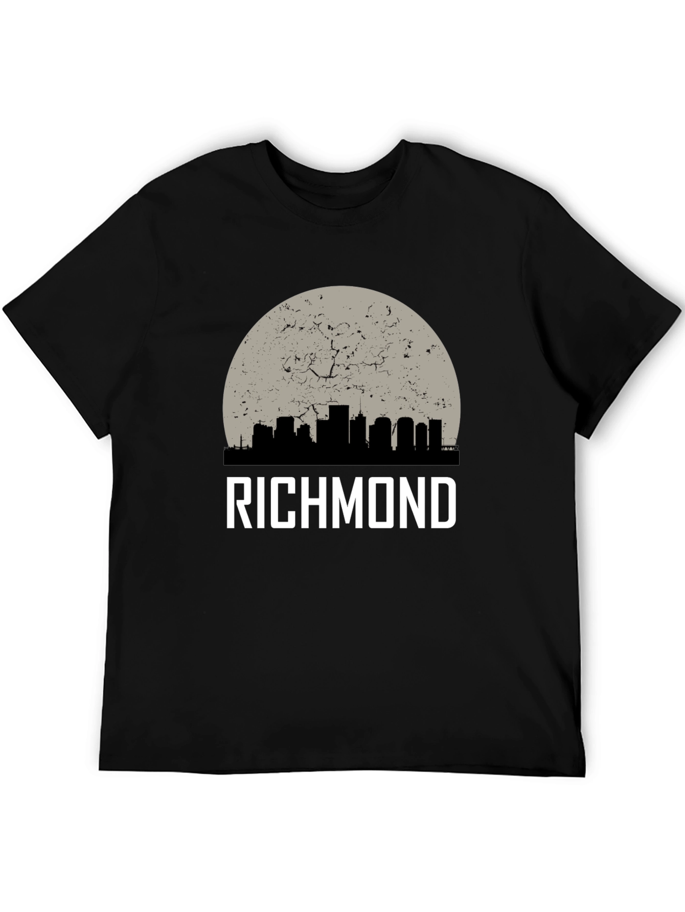 Richmond Skyline Graphic Print Crew Neck T-Shirt