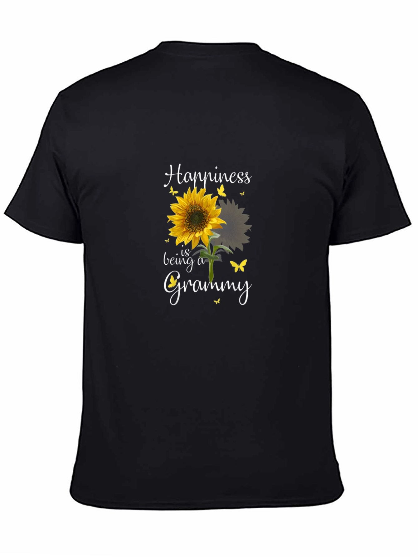 Happiness Is Being A Grammy Sunflower Graphic T-Shirt