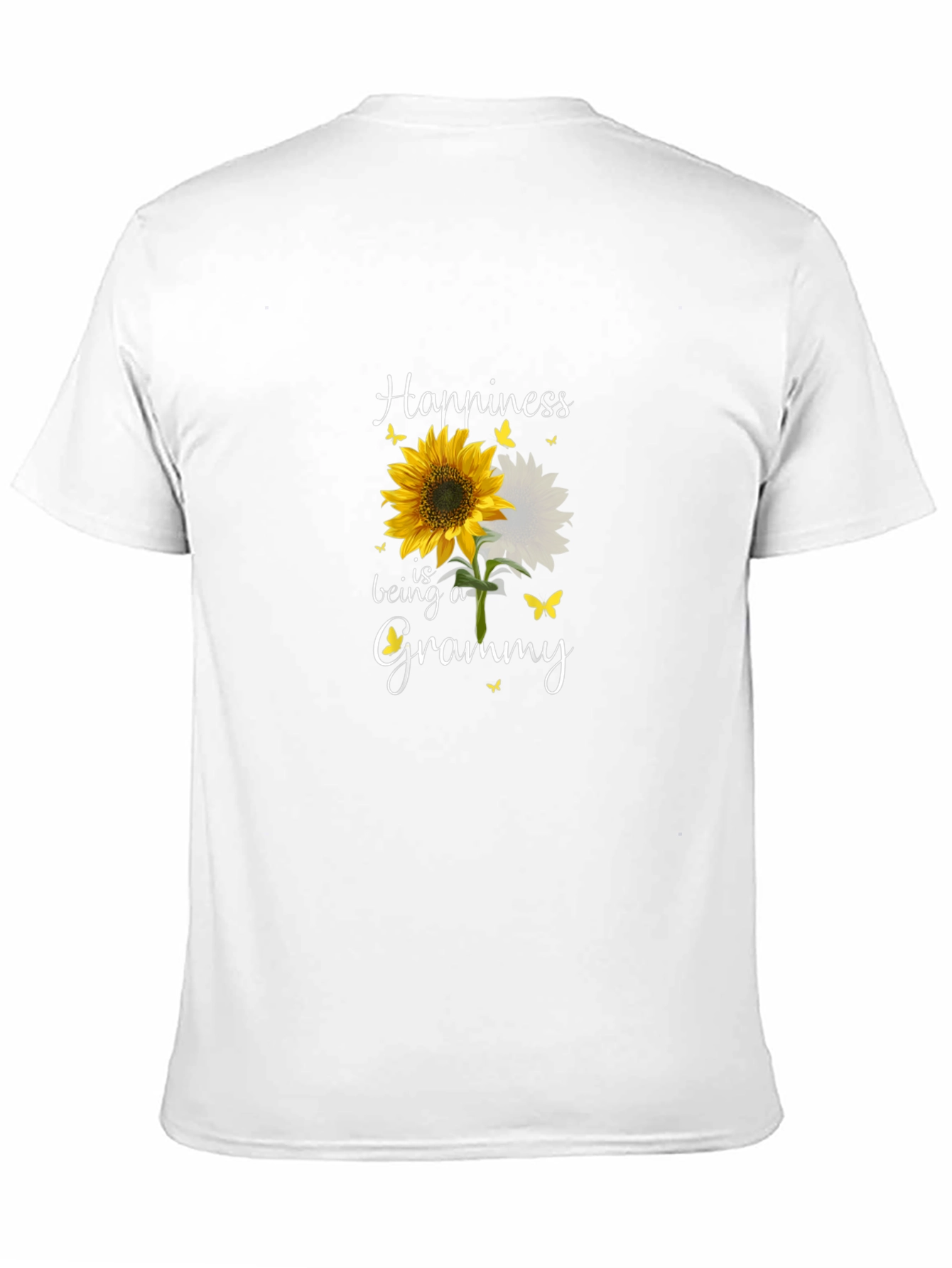 Happiness Is Being A Grammy Sunflower Graphic T-Shirt