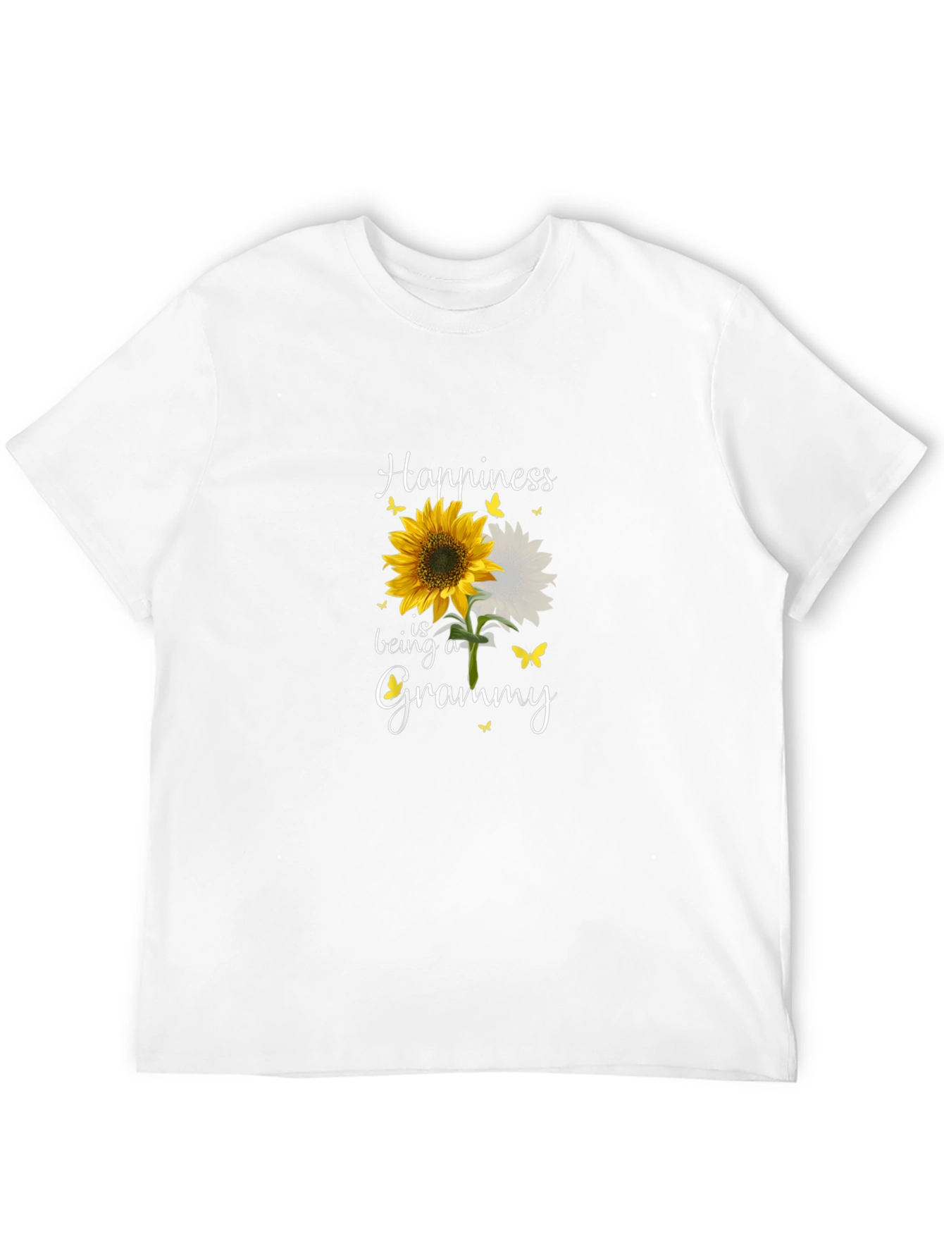 Happiness Is Being A Grammy Sunflower Graphic T-Shirt