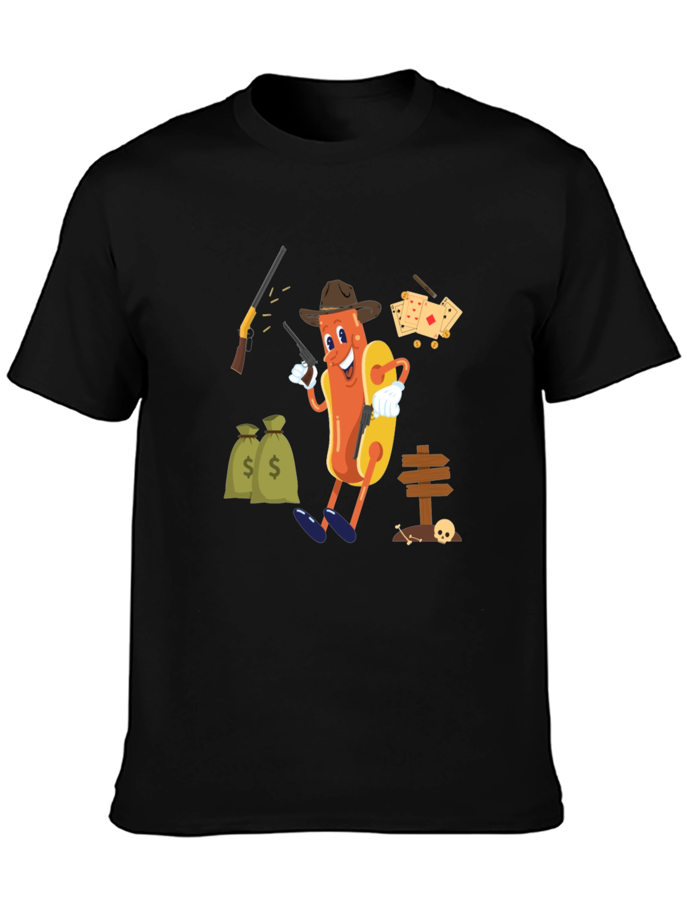 Wild West Hotdog T-Shirt
