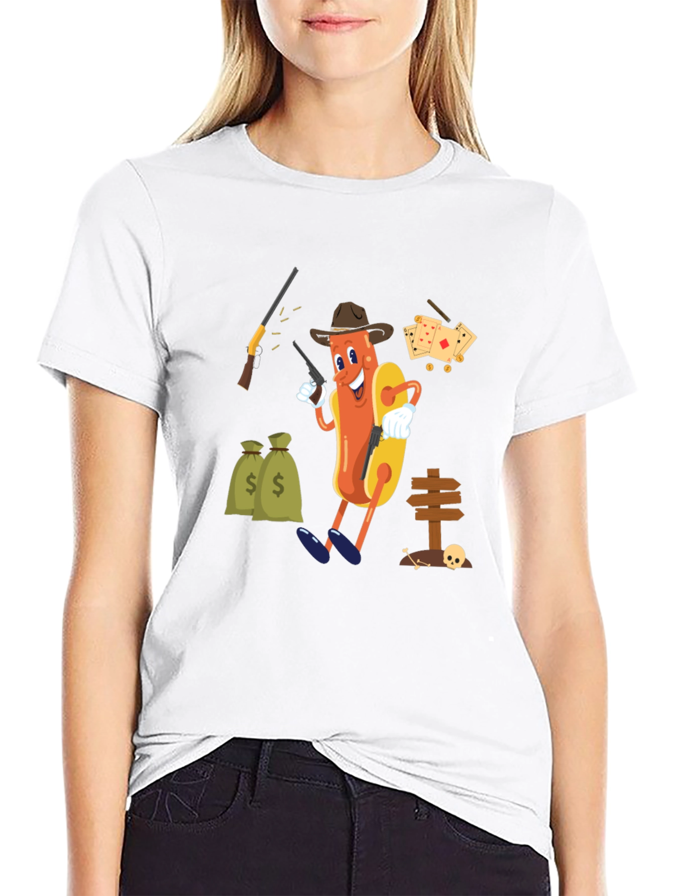 Wild West Hotdog T-Shirt