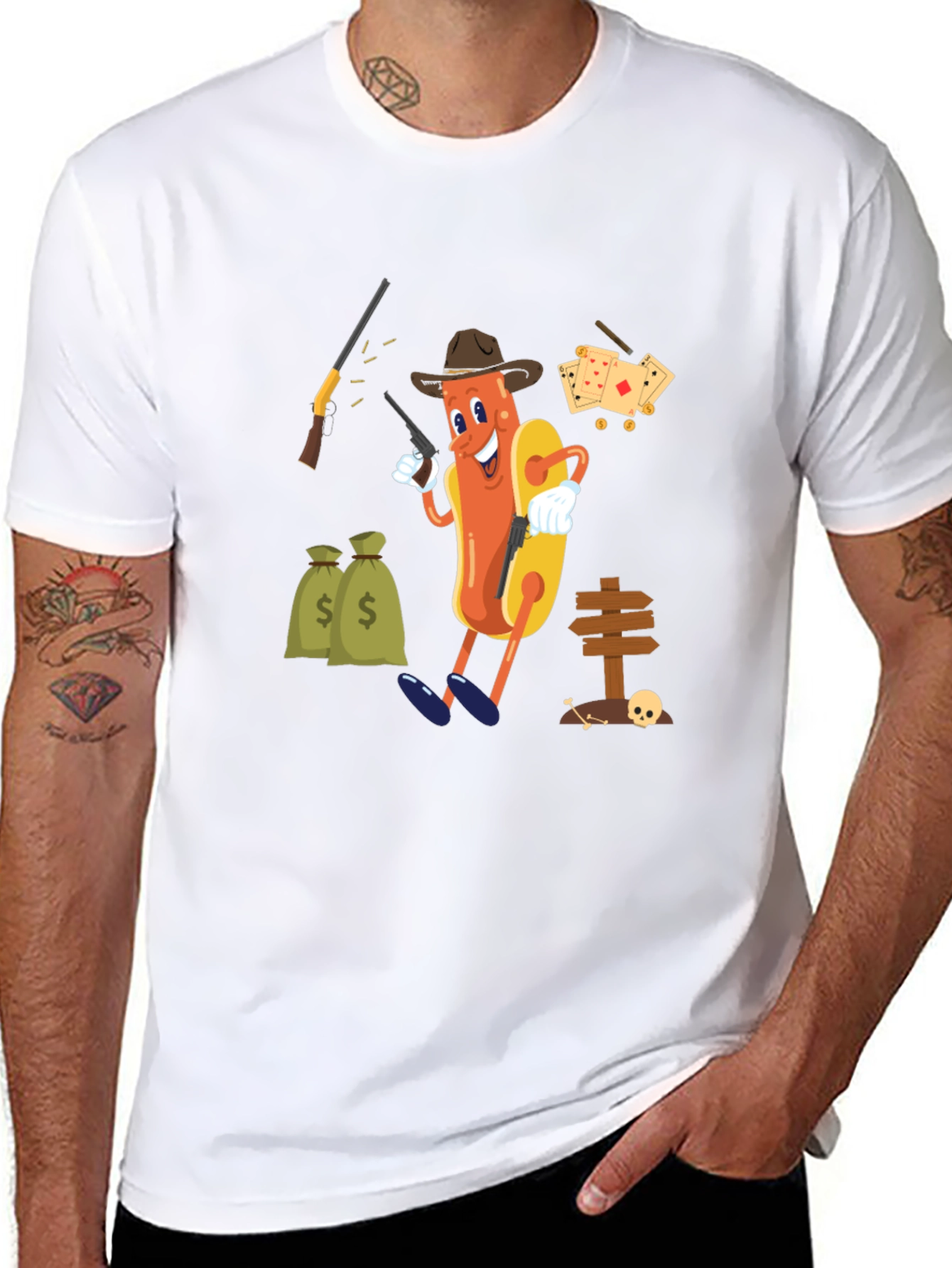 Wild West Hotdog T-Shirt